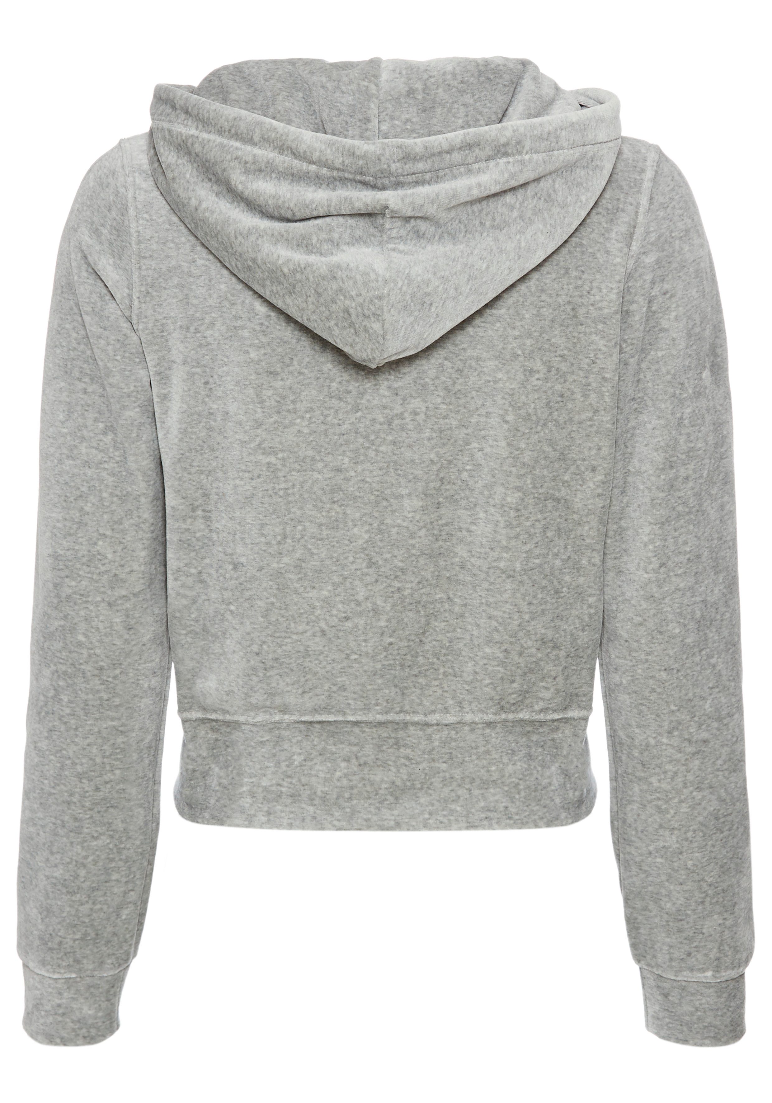 Converse Kapuzensweatjacke CHUCK HOODIE VELOUR JACKET günstig online kaufen