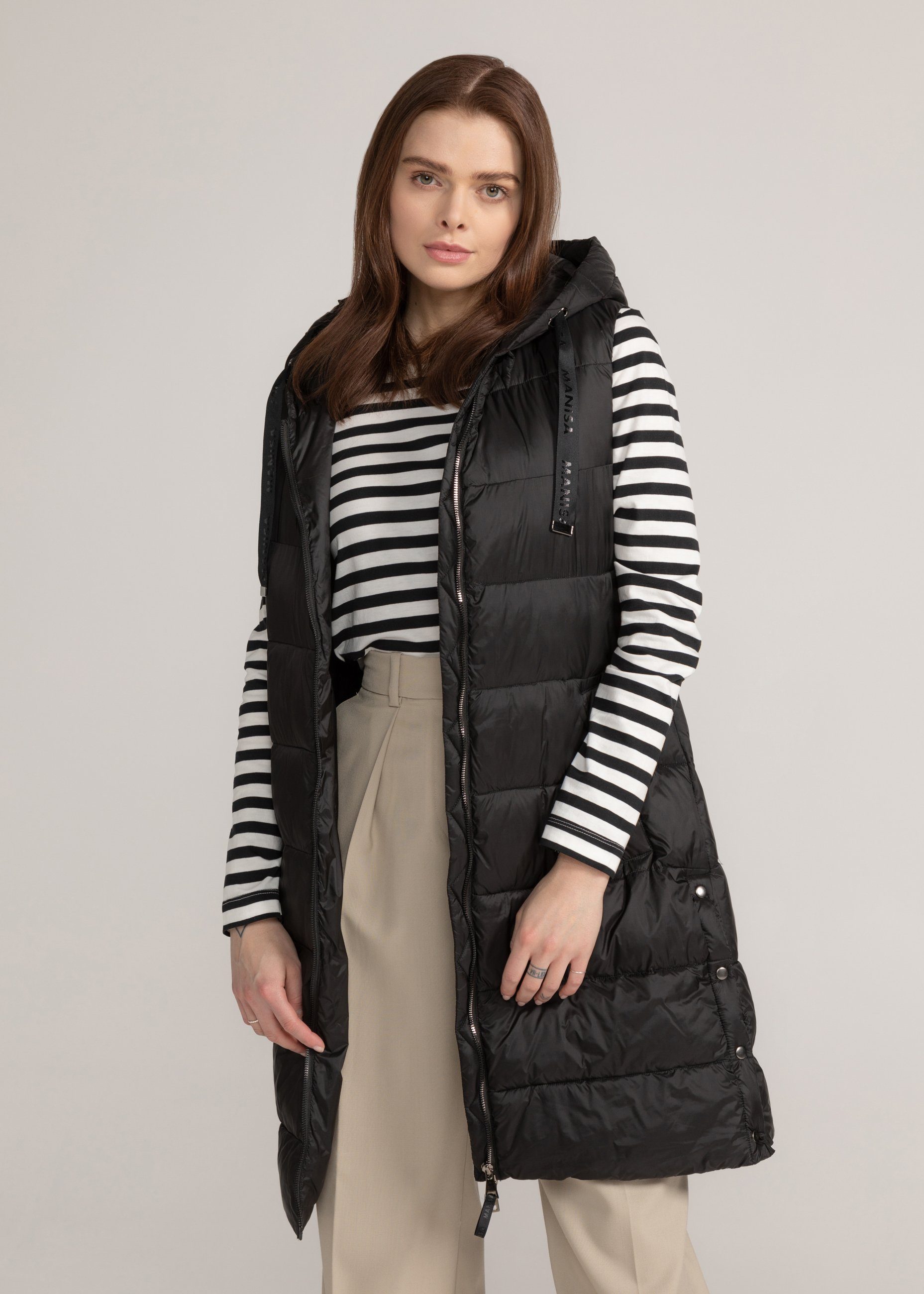 Manisa Steppjacke Zerodownweste Kragen