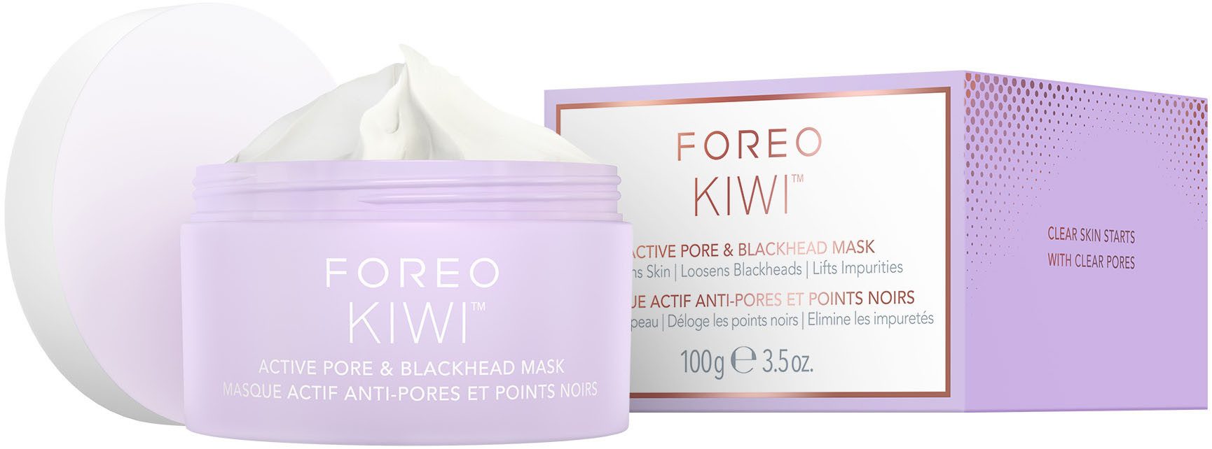 FOREO Gesichtsmaske KIWI™ ACTIVE PORE & BLACKHEAD MASK 100 g