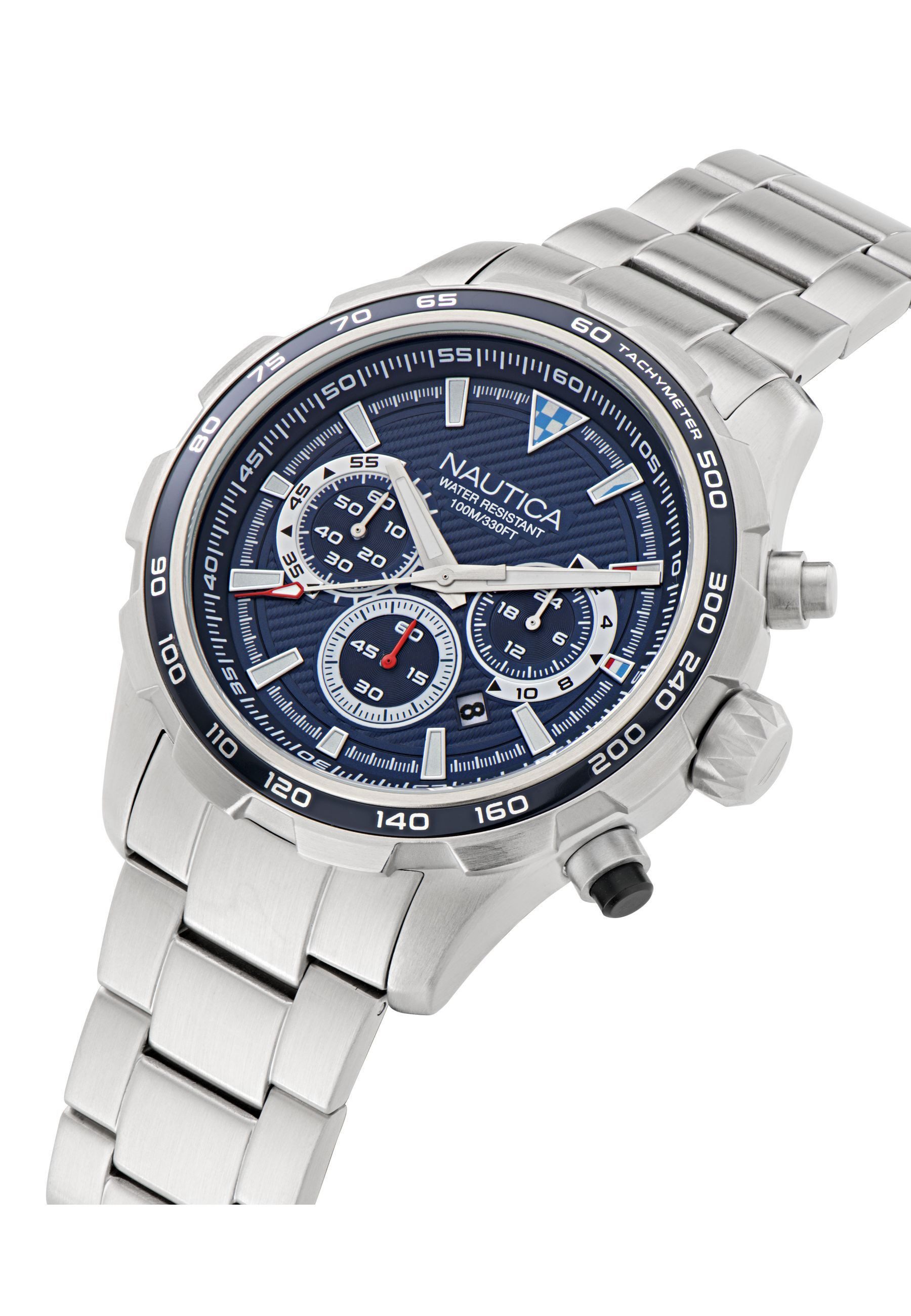 NAUTICA Quarzuhr NST, (1-tlg., This product is a set), analoge Uhr
