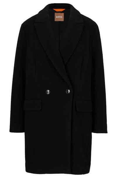 BOSS Kurzmantel Damen Mantel C_CATOP mit Wolle