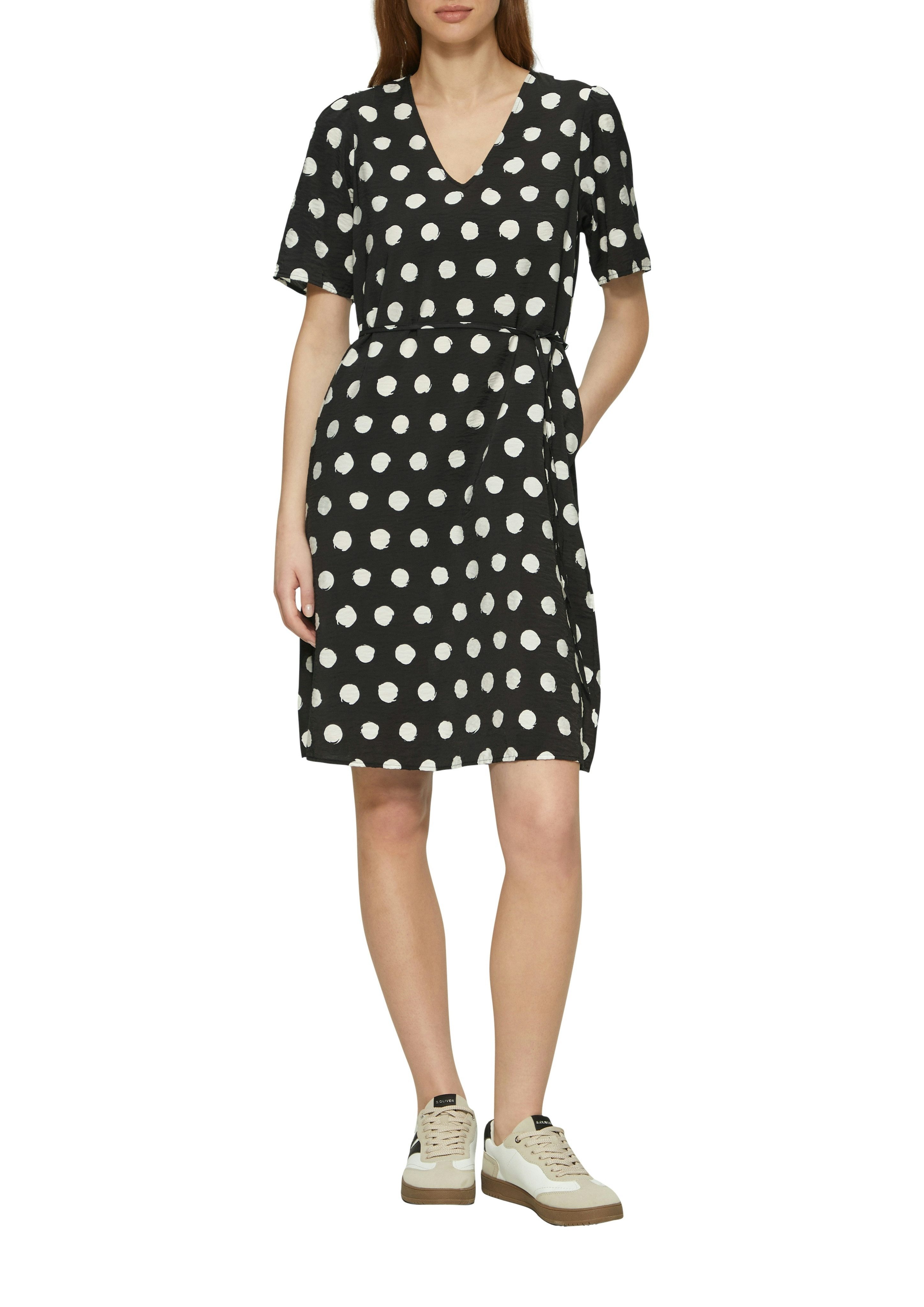 s.Oliver Minikleid Sommerkleid mit All-Over Print – Bild 3 von 4