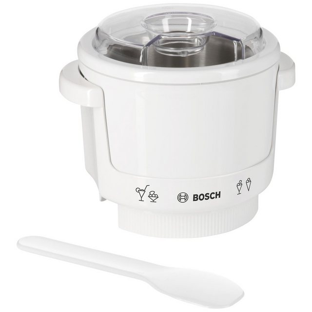 Bosch Home & Garden Küchenmaschine Bosch Haushalt MUZ4EB1 Eismaschine Weiß, 550 l Schüssel