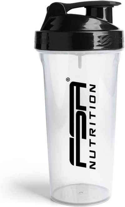 FSA Nutrition Protein Shaker Premium 800 ml Trinkflasche Sport, Premium Shaker mit Messmarkierungen, Mischsieb