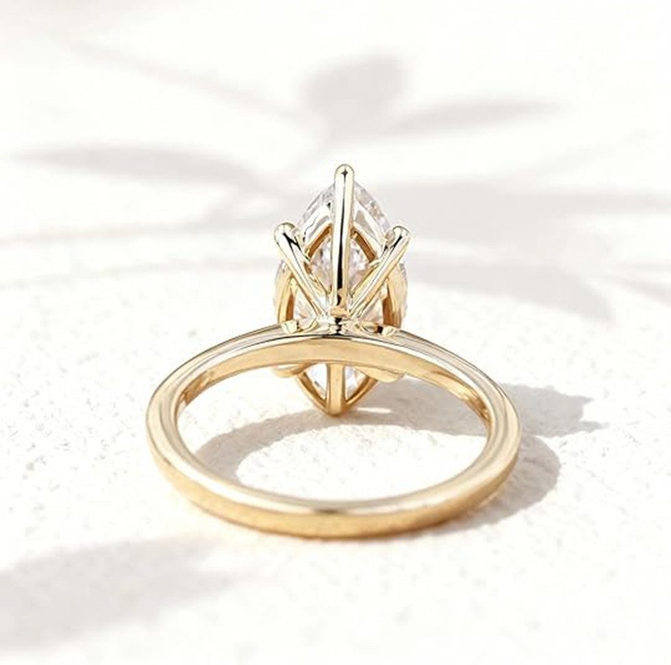 Jumpeak Trauring weddingring,ring gold,Ringe für Männer und Frauen,Diamantring,3Karat, Valentinstagsgeschenk,Jubiläumsgeschenk,Geschenk für meine Geliebte