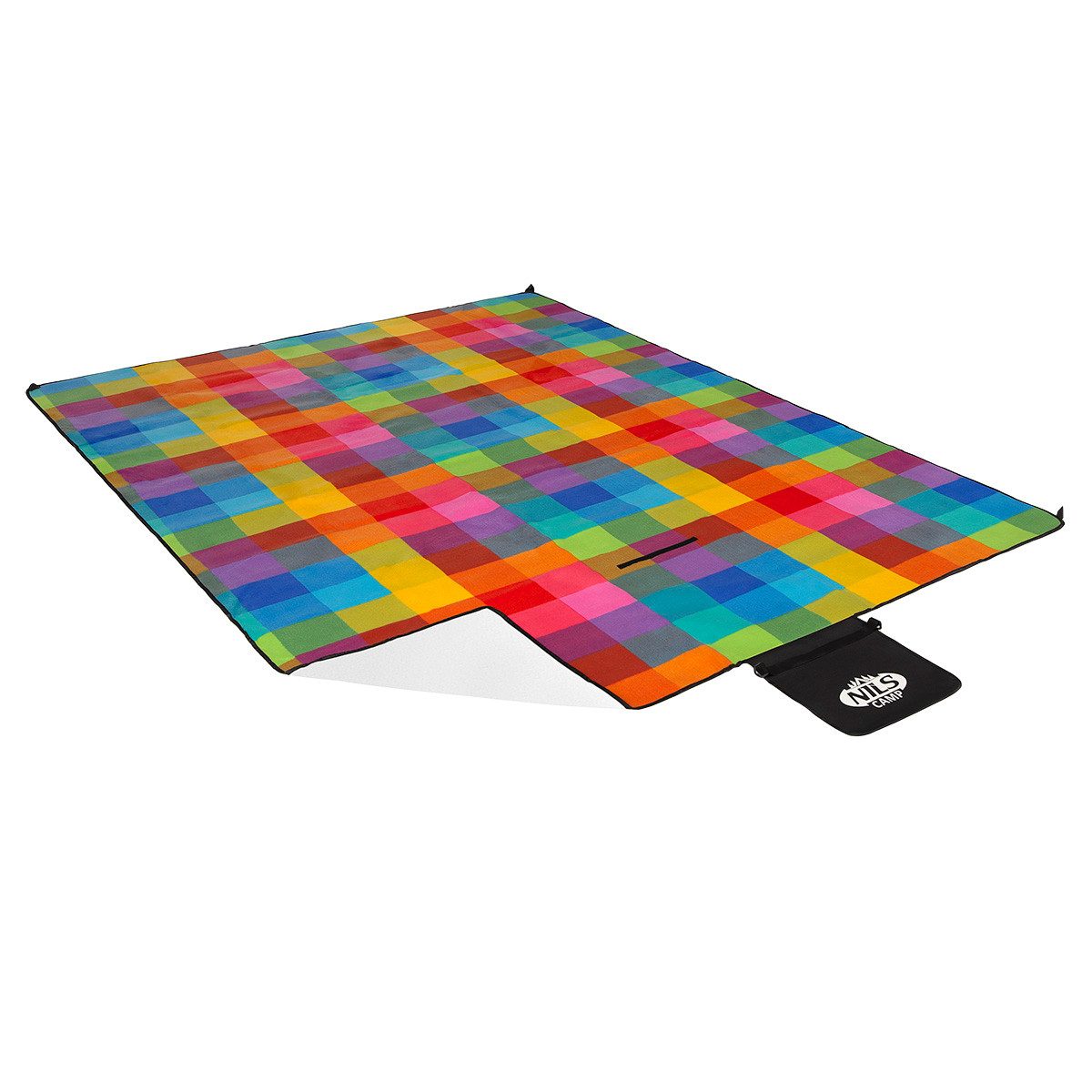 Picknickdecke 250x200cm Decke Outdoordecke Sitzdecke, NILS CAMP, Wärmedämm- und Wasserschutzschicht