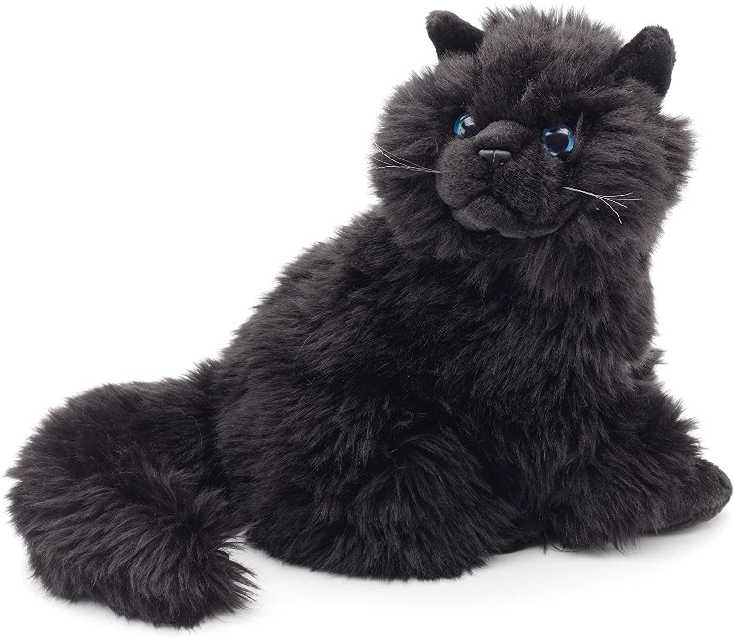 Uni-Toys Kuscheltier Perserkatze, sitzend - 25 cm (Höhe) - Plüsch-Katze - Plüschtier, zu 100 % recyceltes Füllmaterial
