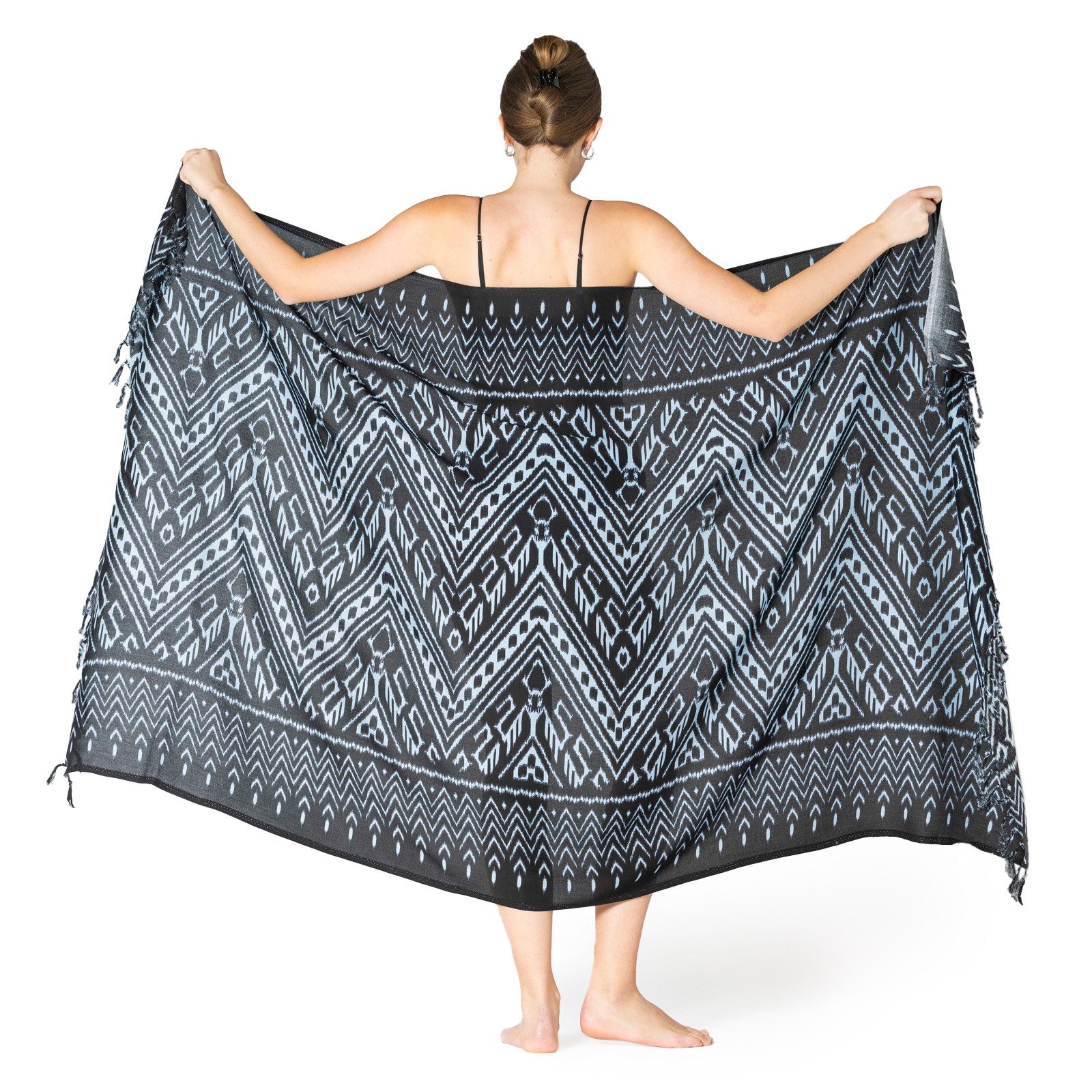 PANASIAM Pareo Sarong mit besonderem Ikat-Muster günstig online kaufen