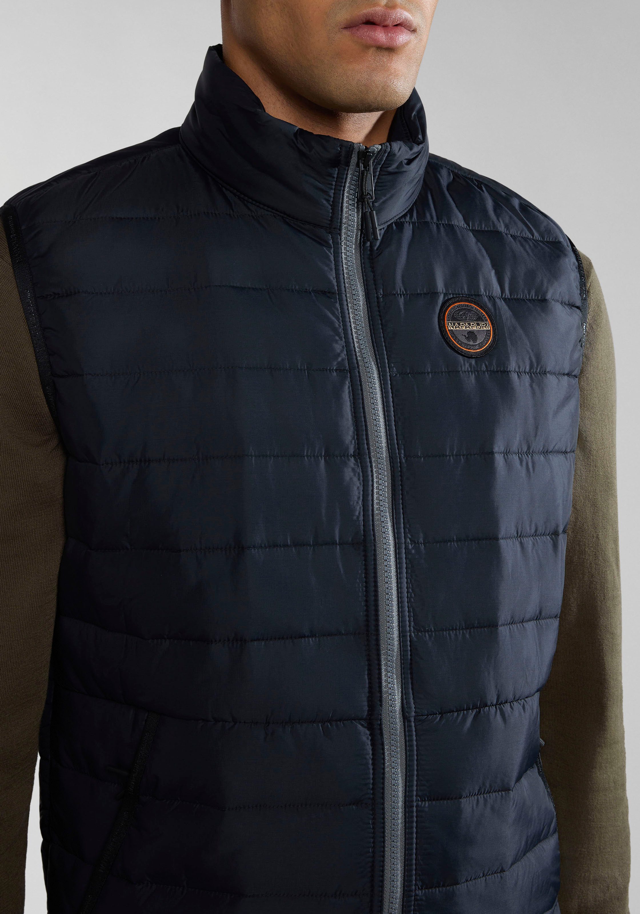 Napapijri Steppweste Mit Markenlabel an der günstig online kaufen