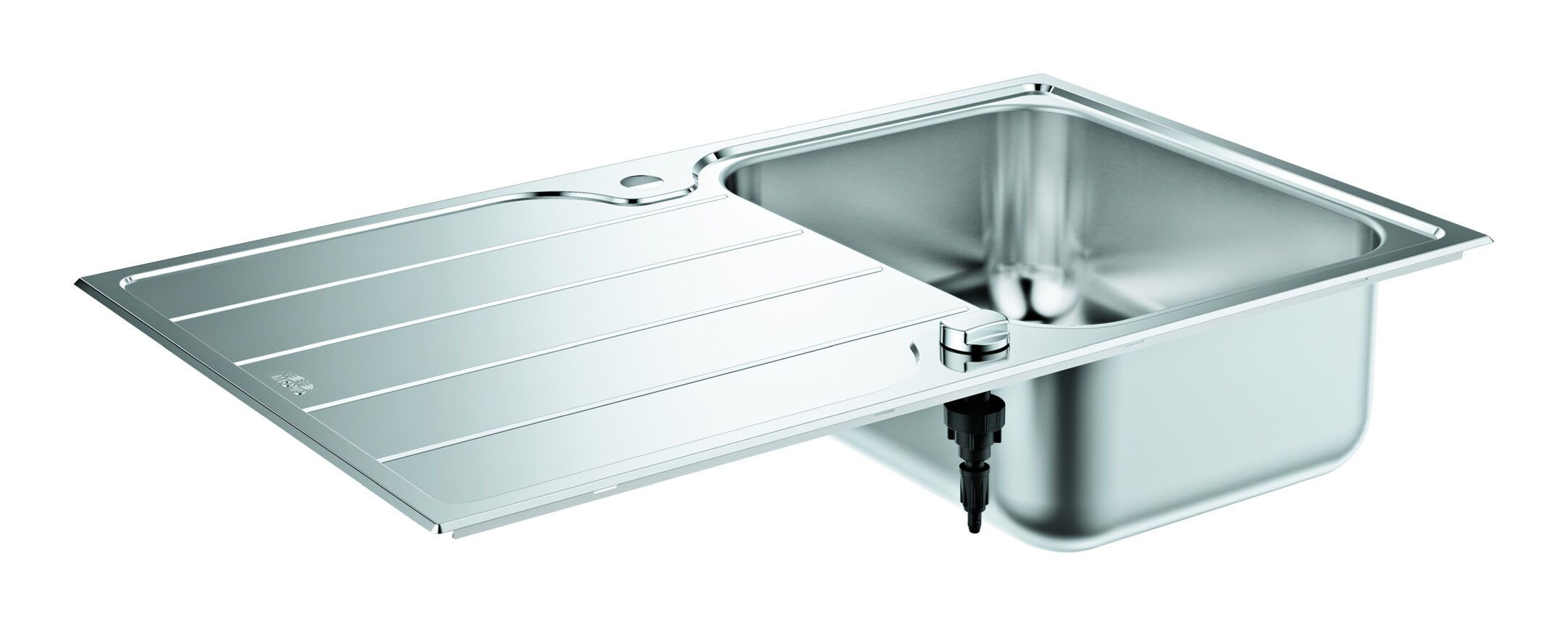 Grohe Küchenspüle K500, 86/50 cm, Einbauspüle mit Abtropffläche 860 x 500 mm