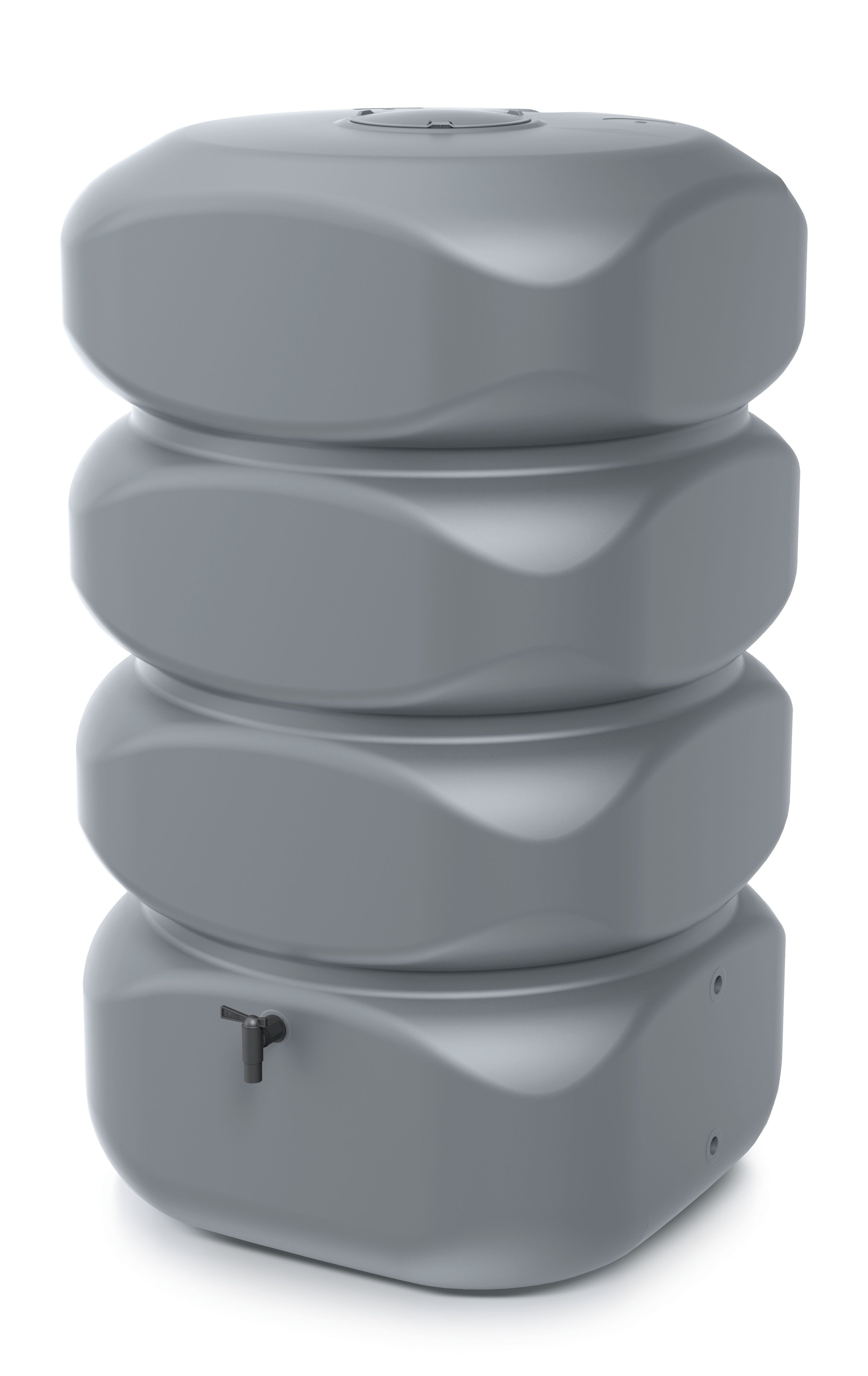 Prosperplast Regenwassertank Gubo, 700 l, (Set, 2-tlg)