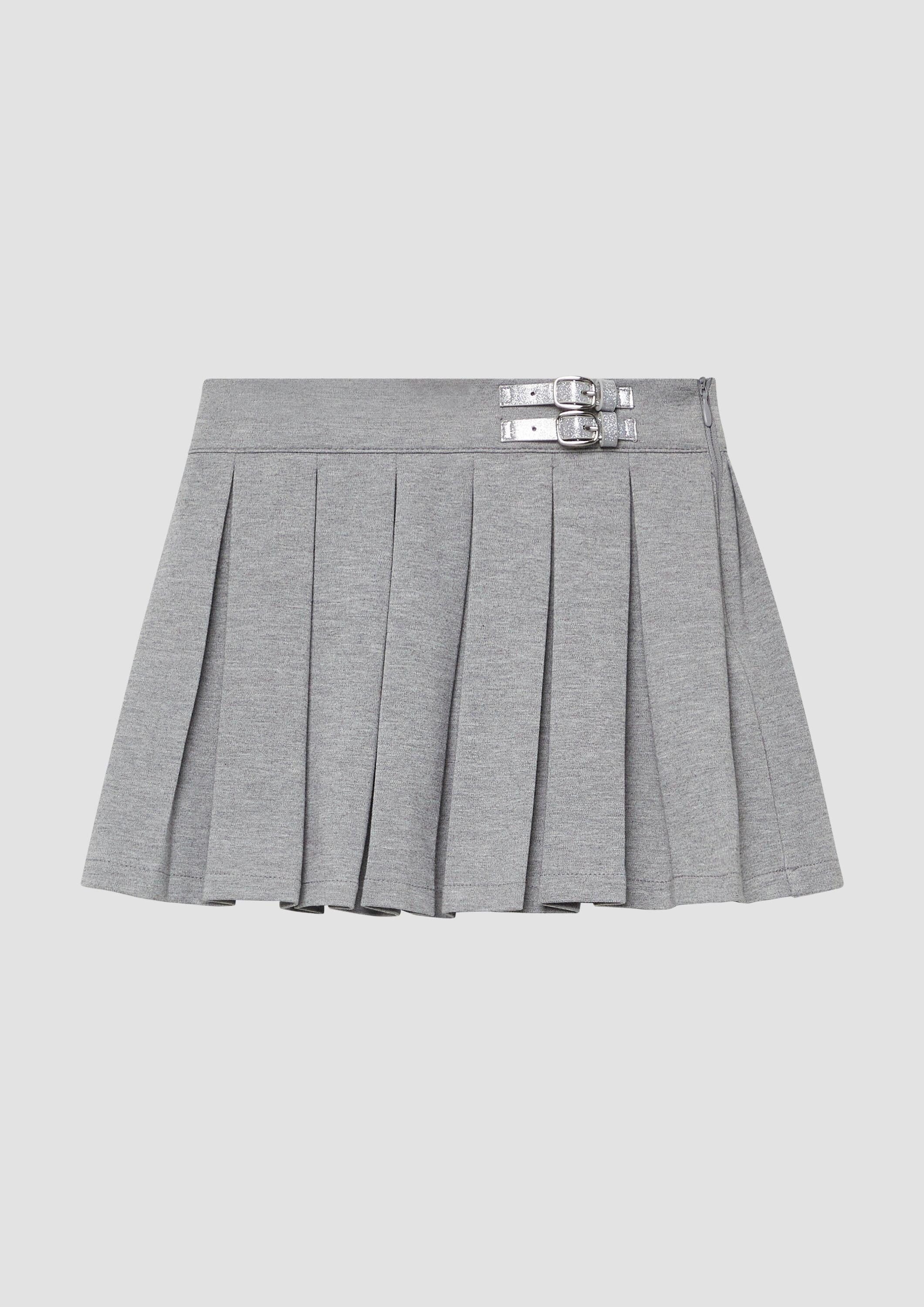 s.Oliver Minirock Rock Falten-Minirock aus Interlockjersey im A-Shape