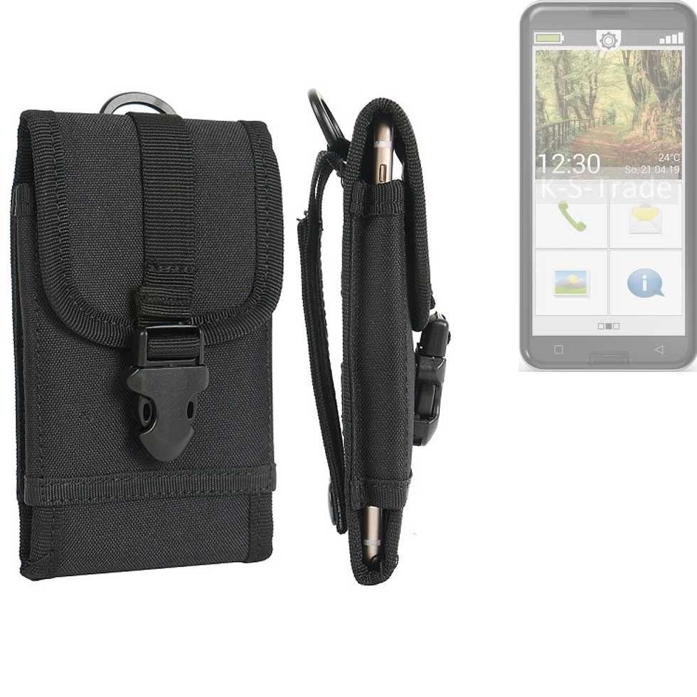 K-S-Trade Handyhülle für Emporia Smart.3, Holster Handy Hülle Holster  Handytasche Gürtel Tasche Schutz