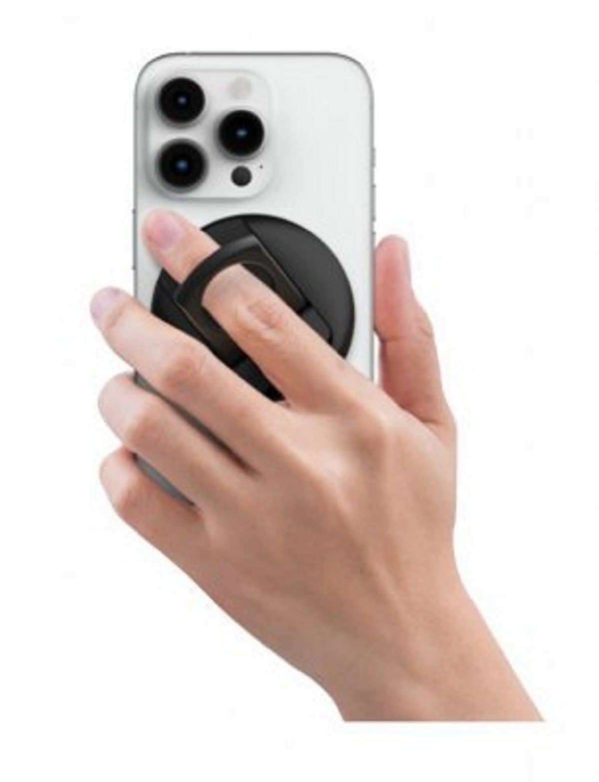 SWISSTEN Handy-Halterung 3in1 MagStick iPhone Mount mit MagSafe-Kompatibilität und Finger-Ring