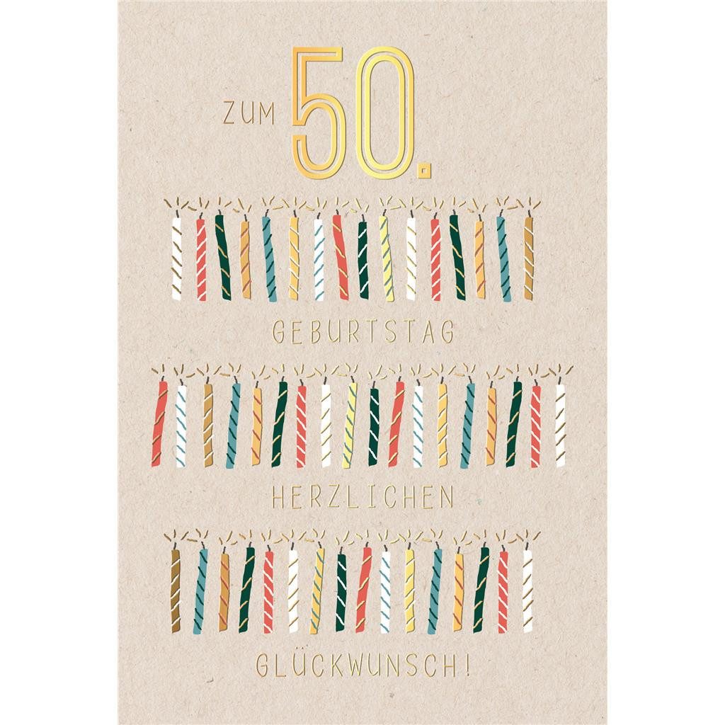 Skorpion Grußkarten 50. Geburtstag Karte mit Umschlag brennende