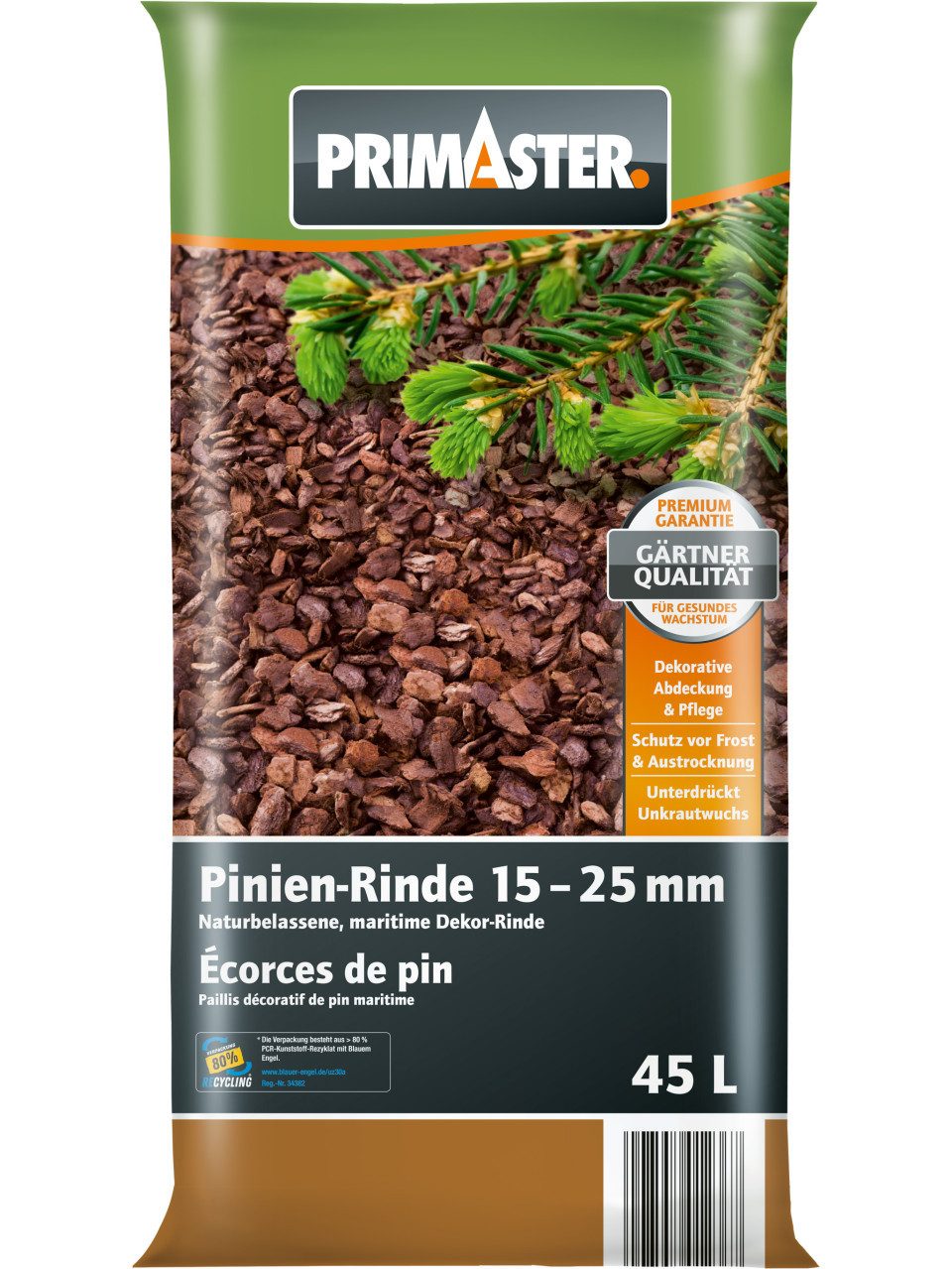 Primaster Мульча из коры Primaster Pinienrinde 15-25 mm 45 L