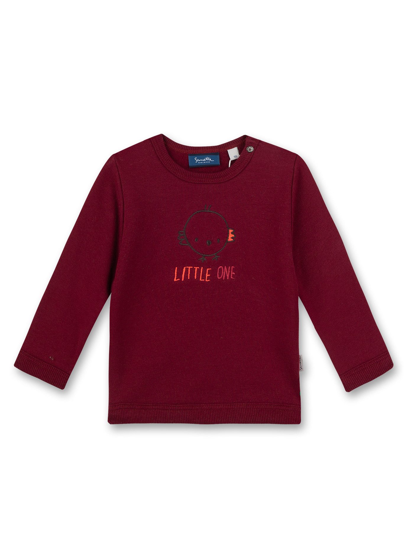 Sanetta Sweater Baby Sweatshirt aus Baumwollmix mit Stickmotiv