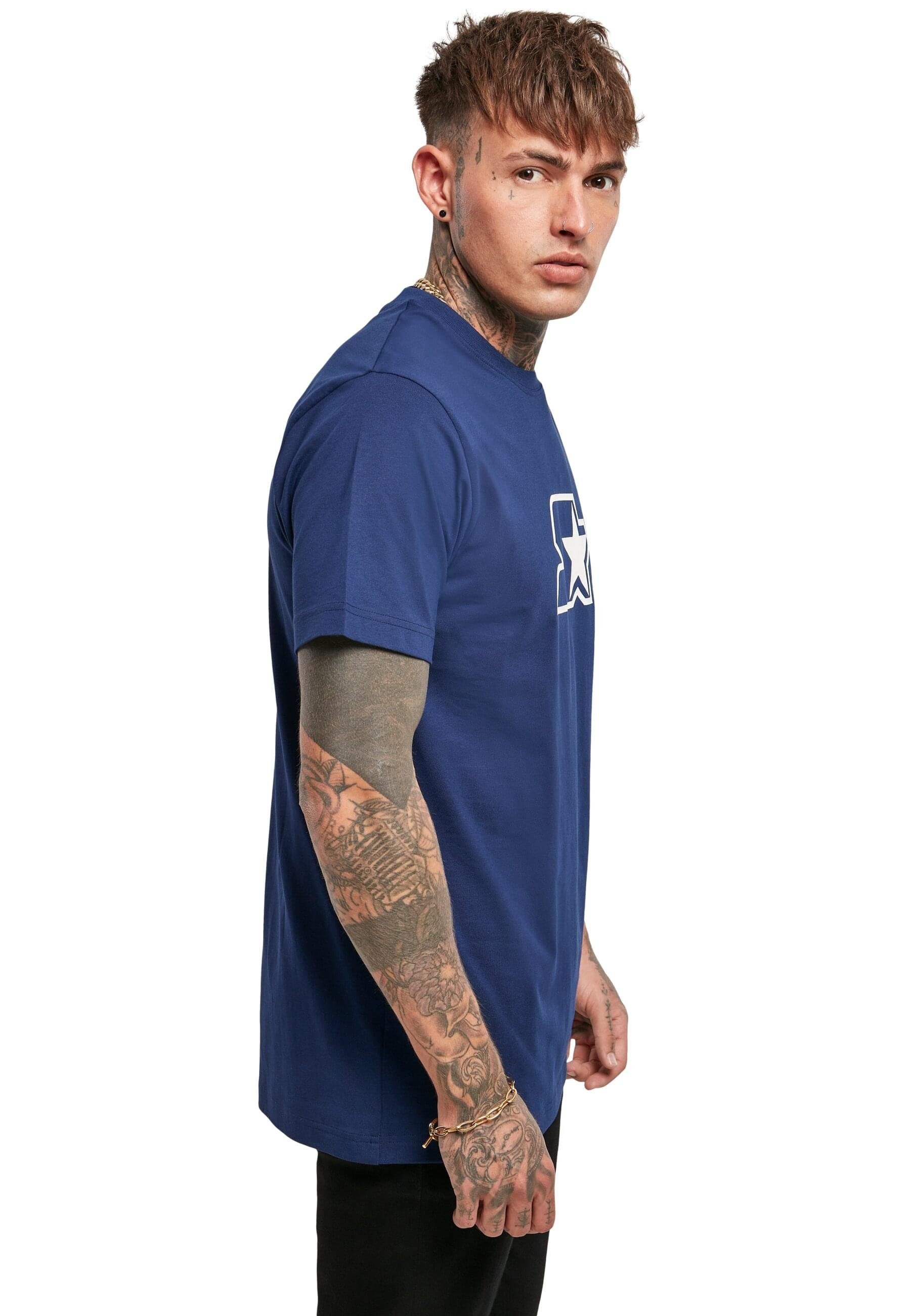 Herren (1-tlg) Starter T-Shirt Starter Small Tee Logo bluenight