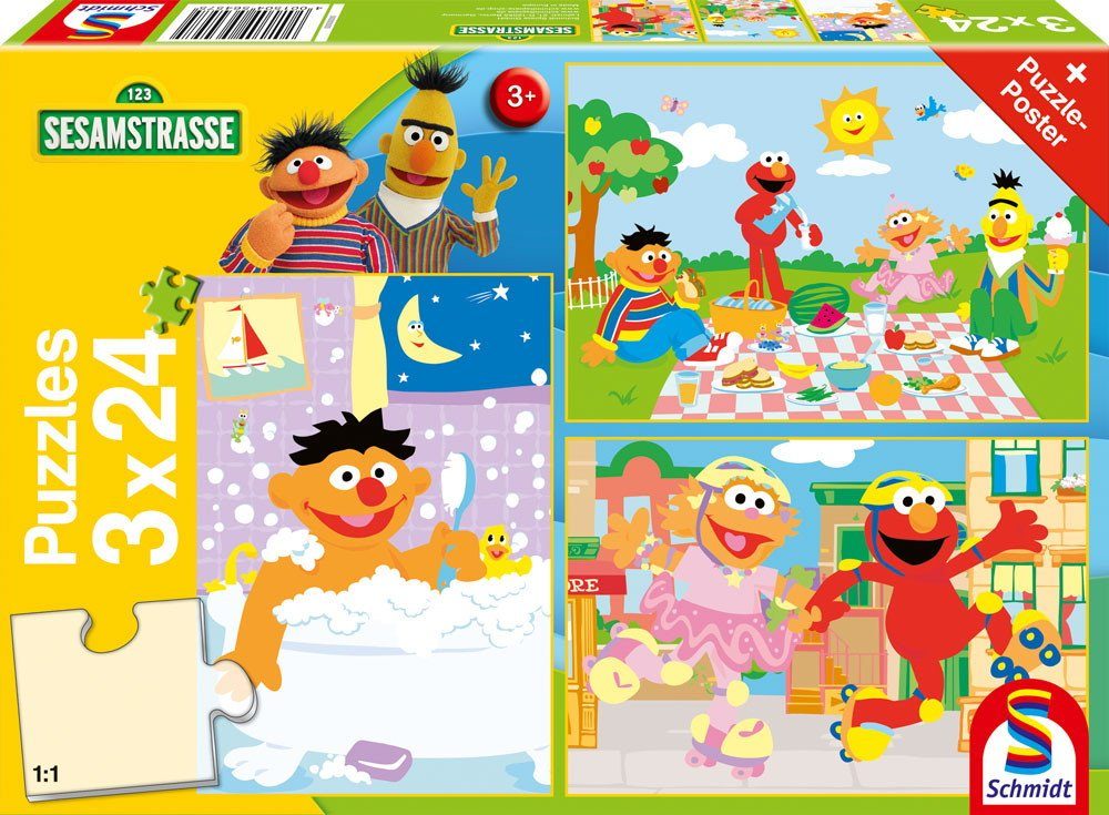 Schmidt Spiele Puzzle 3 x 24 günstig online kaufen