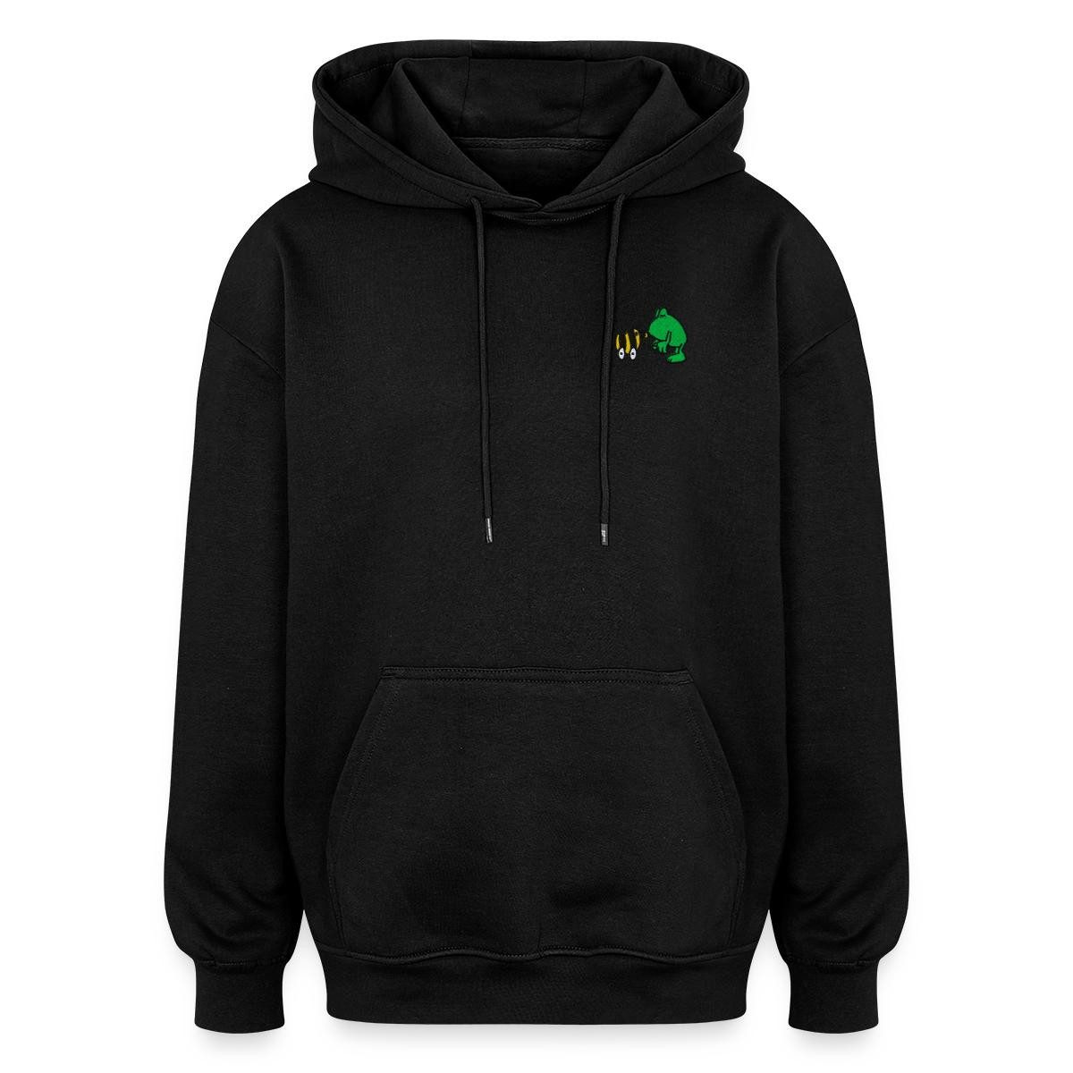 Spreadshirt Hoodie Janosch Frosch & Tigerente Kuss Stick Unisex Oversize Hoodie (1-tlg)