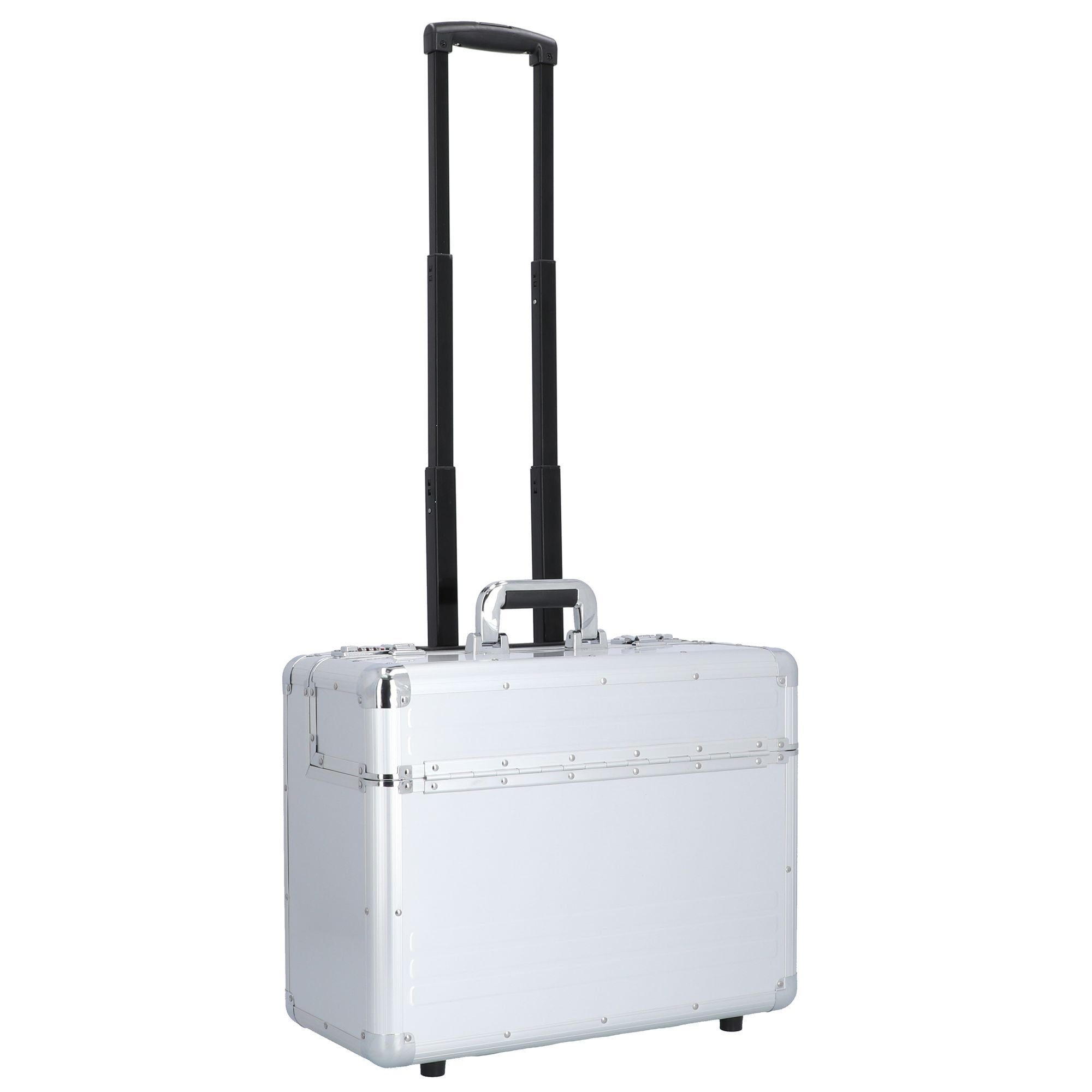 ALUMAXX Pilotenkoffer, 2 Rollen, Aluminium