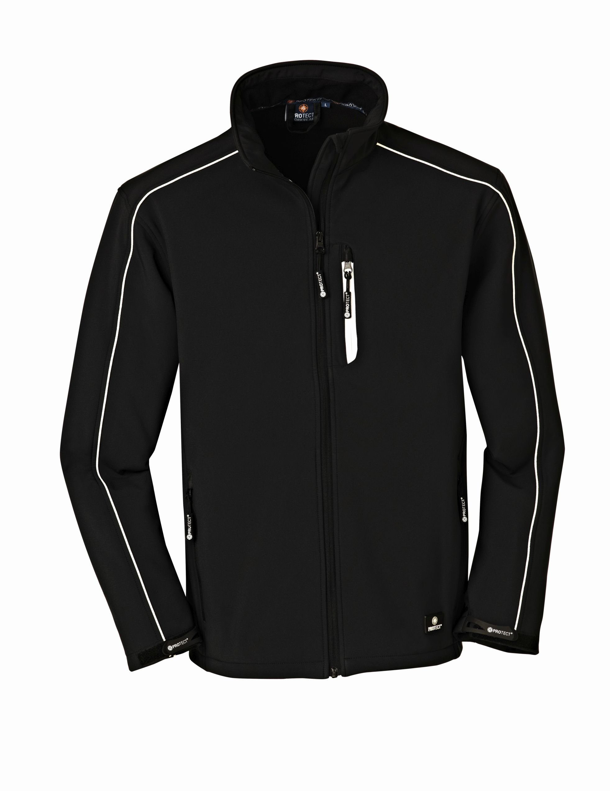 Winterjacke Softshelljacke OHIO schwarz Größe 4XL
