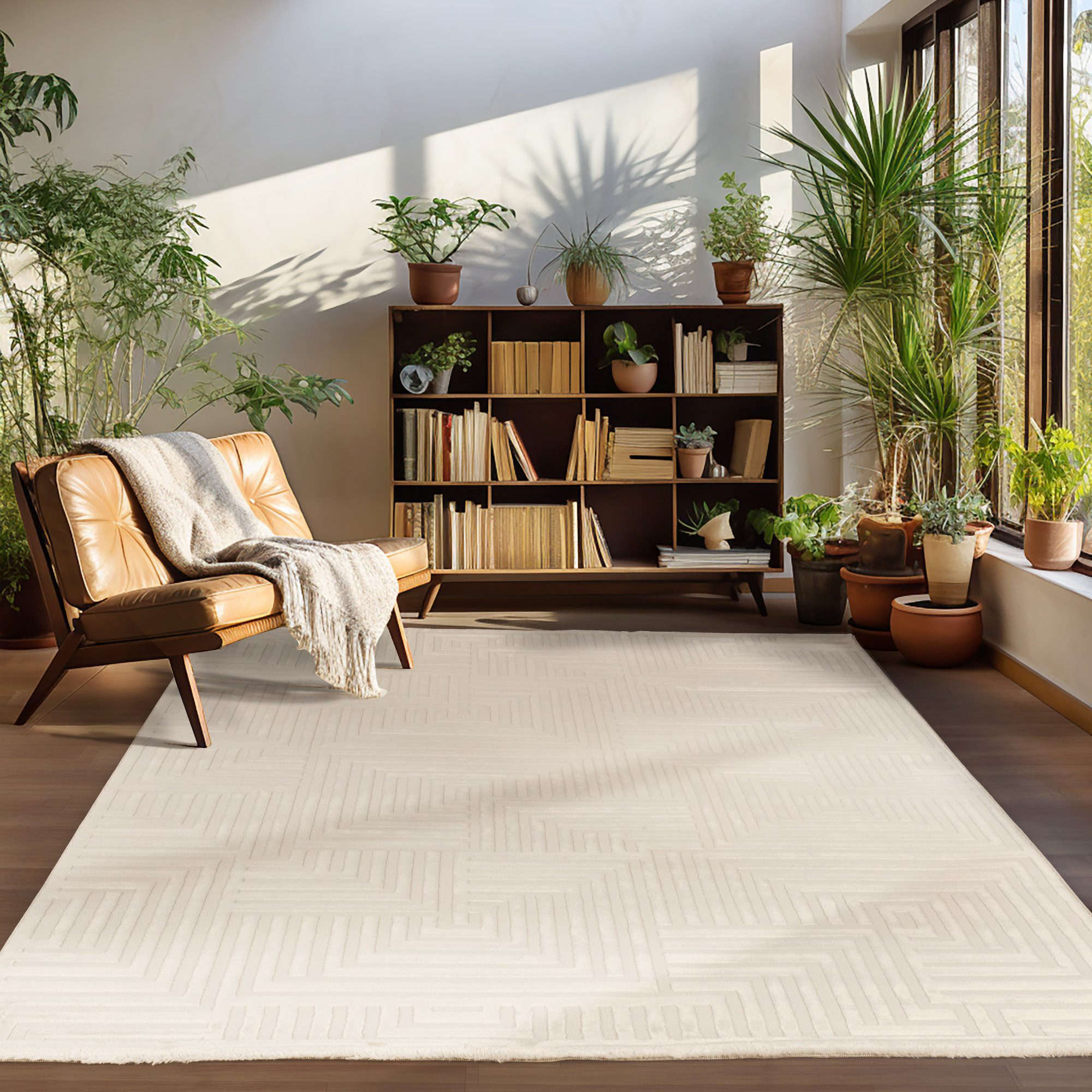 Carpettex Designteppich Geometrisch Design, Rechteckig, Höhe: günstig online kaufen