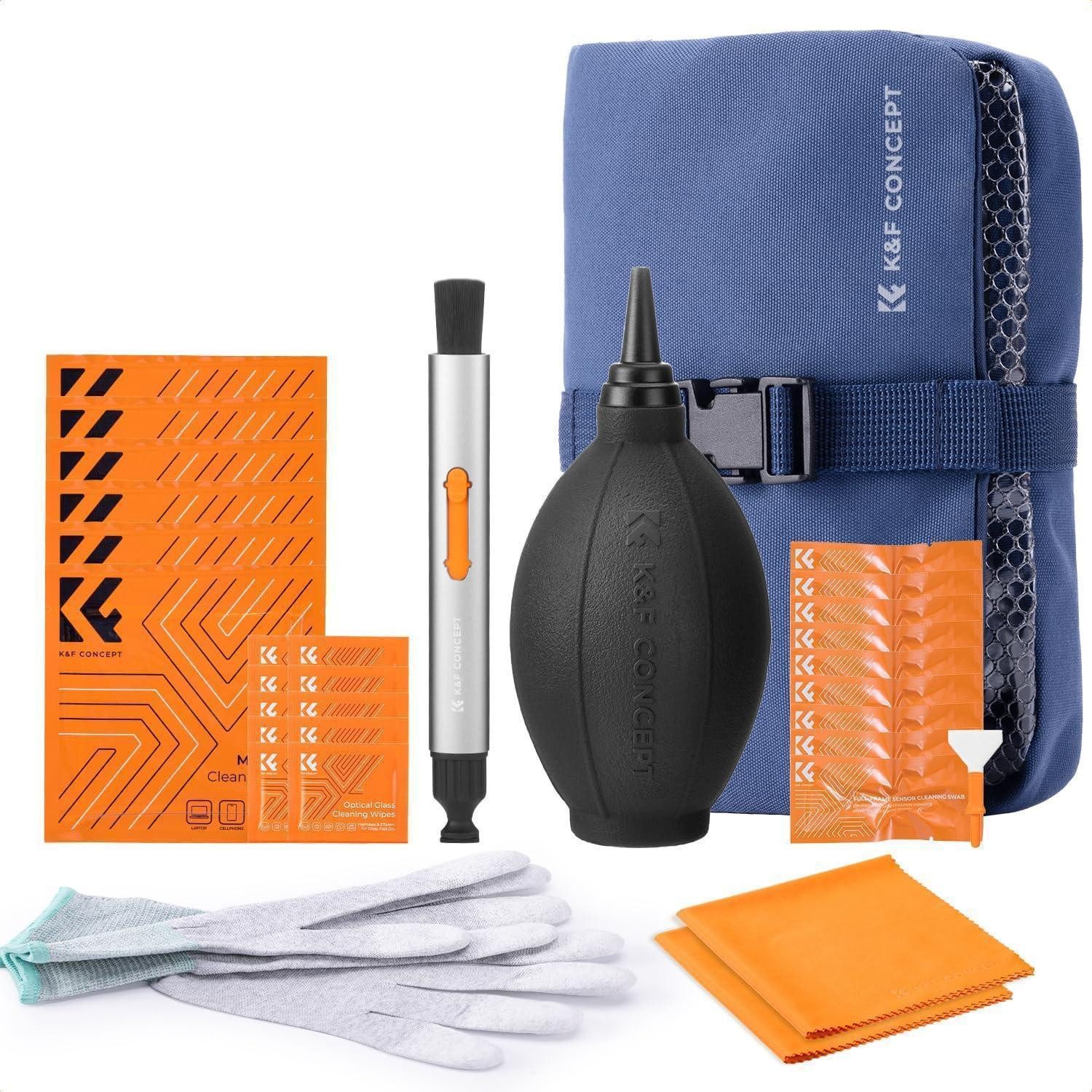 LuxusKollektion Reinigungsstift 32 in 1 Kamera Reinigungsset inkl. Tasche & Sensorreiniger