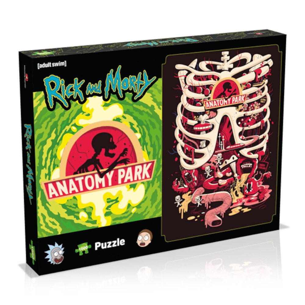 Winning Moves Puzzle Rick and Morty »Anatomy Park« Puzzle (1000 Teile), 1000 Puzzleteile