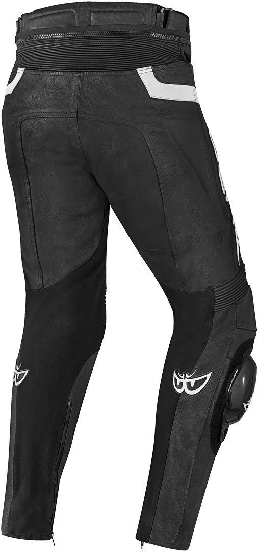 Berik Motorradhose Misle Motorrad Lederhose Black/White