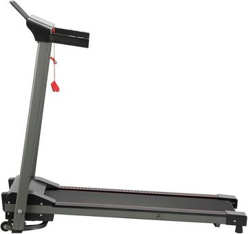 Newgen Medicals Laufband (Laufband mit Tablet-Halter, klappbar, 600 W mit Bildschirm), Sport-Laufband, Fitnessband mit XL-LCD-Touch-Display