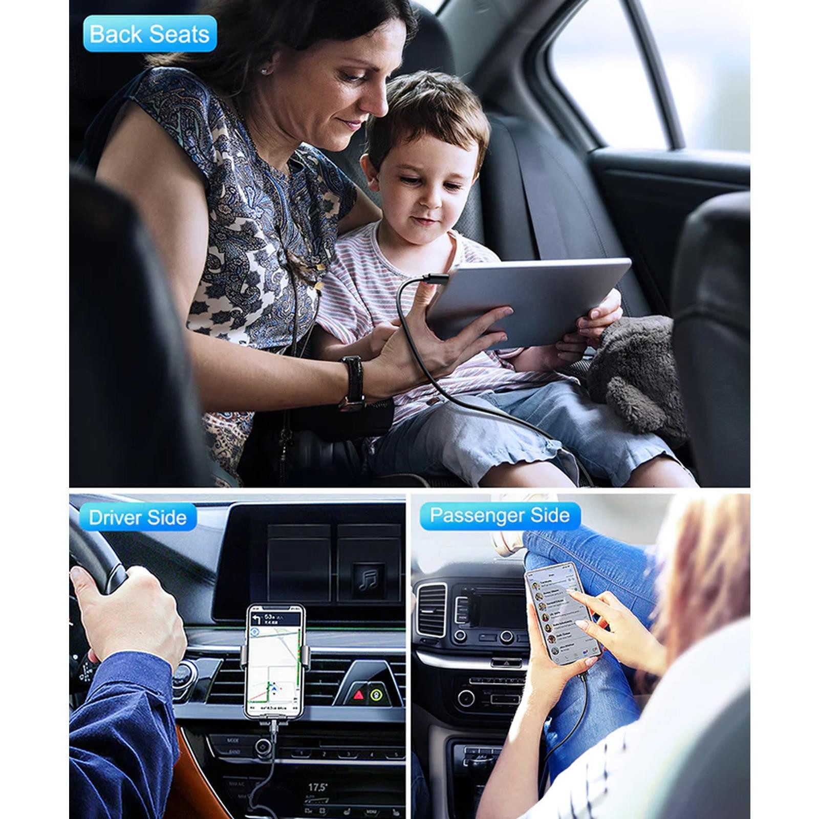 JOYROOM JR-CL03 Kfz Multi Smartphone-Ladegerät (6200 mA, 12V 24V KFZ USB Zigarettenanzünder Mehrfachstecker 5x USB Verteiler) – Bild 5 von 5
