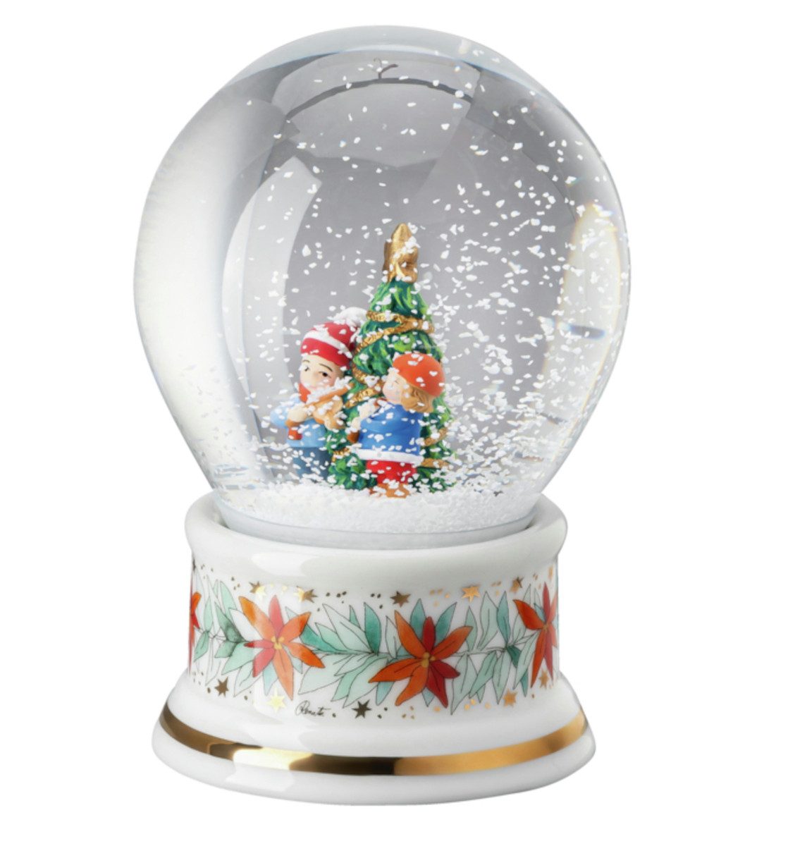 Hutschenreuther Weihnachtsfigur Weihnachten limitiert Schneekugel 2023