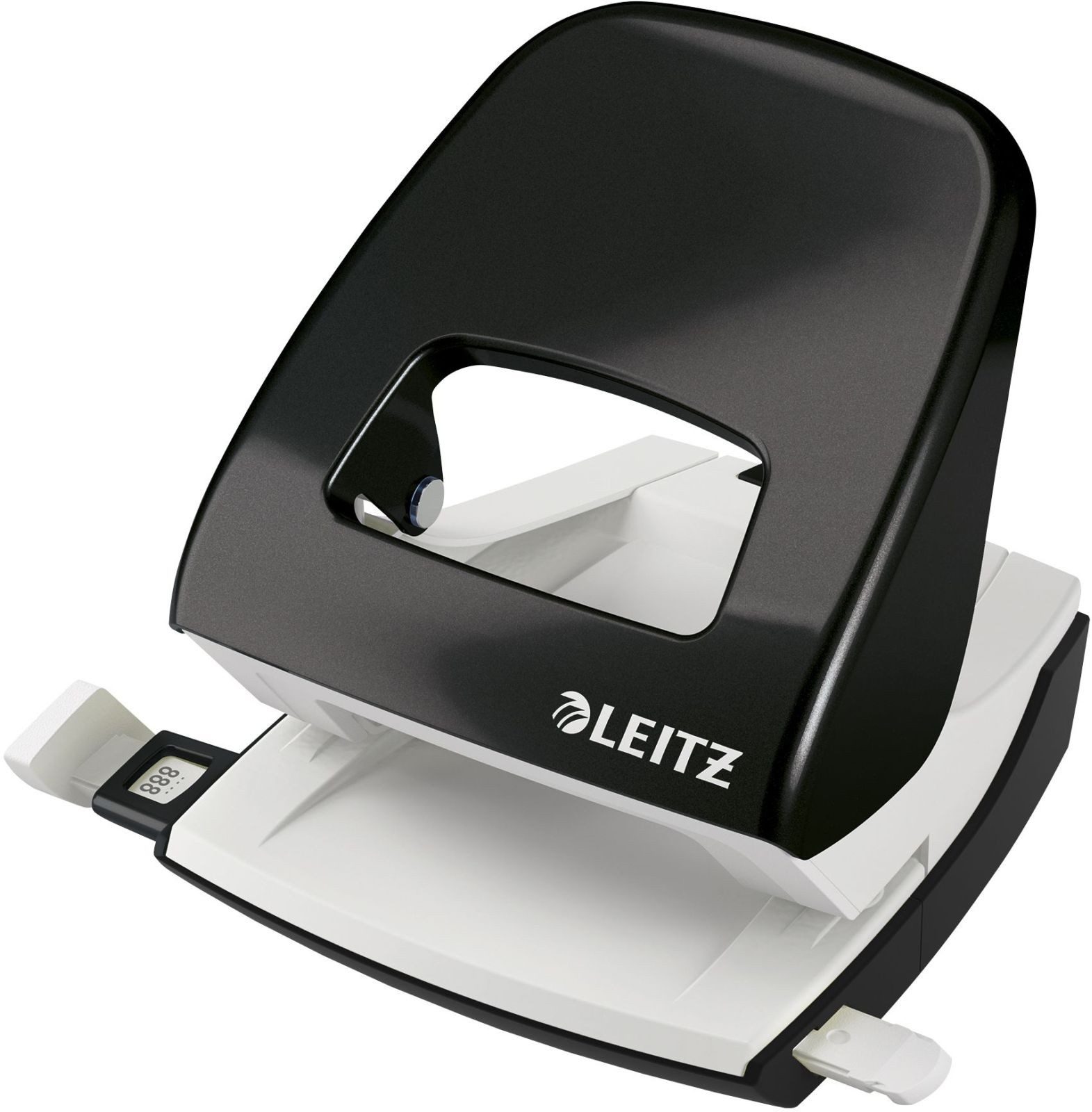 LEITZ Locher Bürolocher NeXXt Wow Metall 30 Blatt Blister schwarz