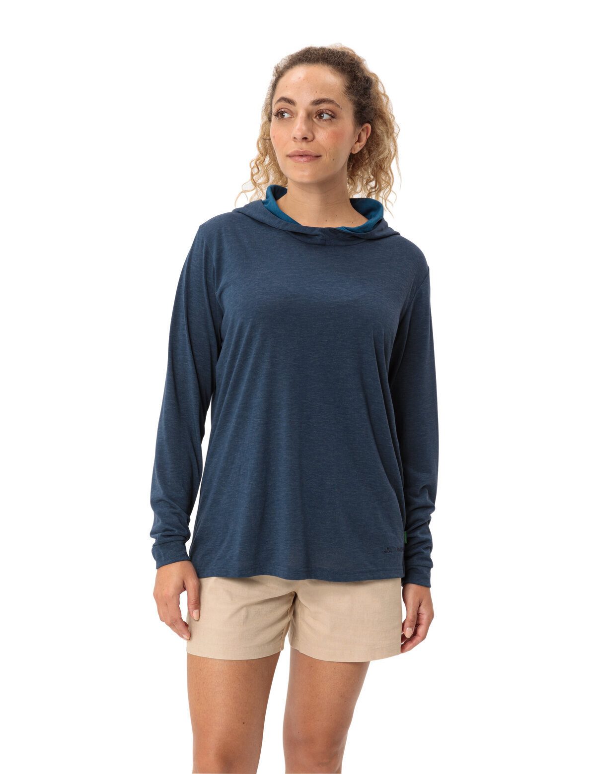 VAUDE Rundhalspullover Women's Mineo LS Hoody (1-tlg) leichter Damen Hoodie für den urbanen Alltag