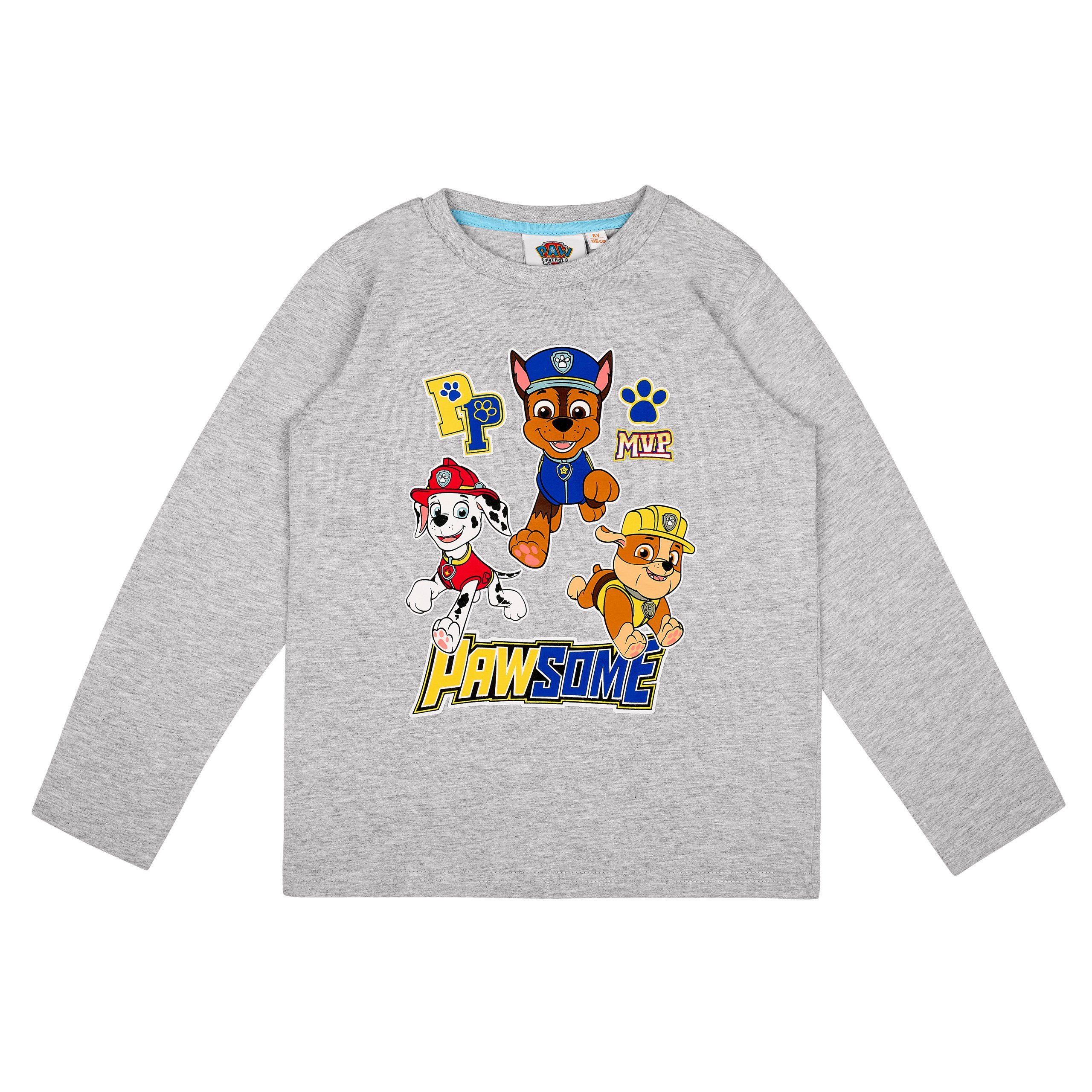 PAW PATROL Langarmshirt PAW PATROL Langarmshirt Pullover für Jungs