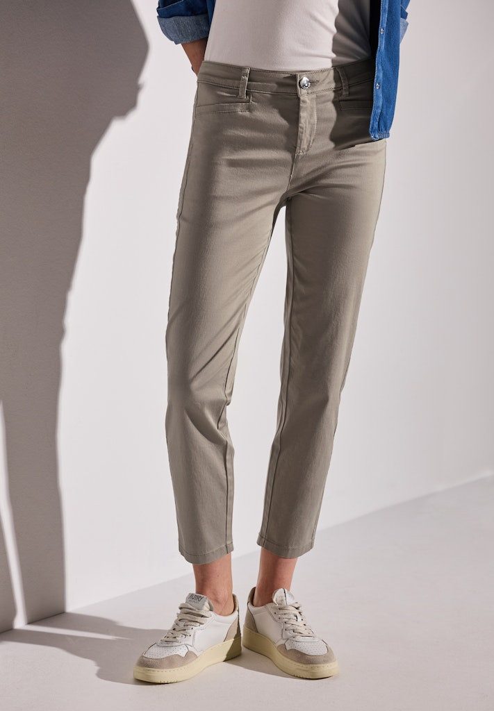 STREET ONE 3/4-Hose STREET ONE / Da.Casual-Hose / Style_Yulius Satin