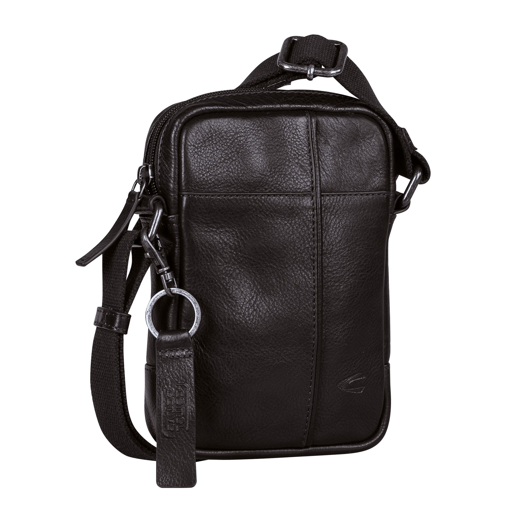 camel active Handytasche Pine (1-tlg), aus pflanzlich gegerbtem Rindsleder im kernigen Look mit RFID-Schutz