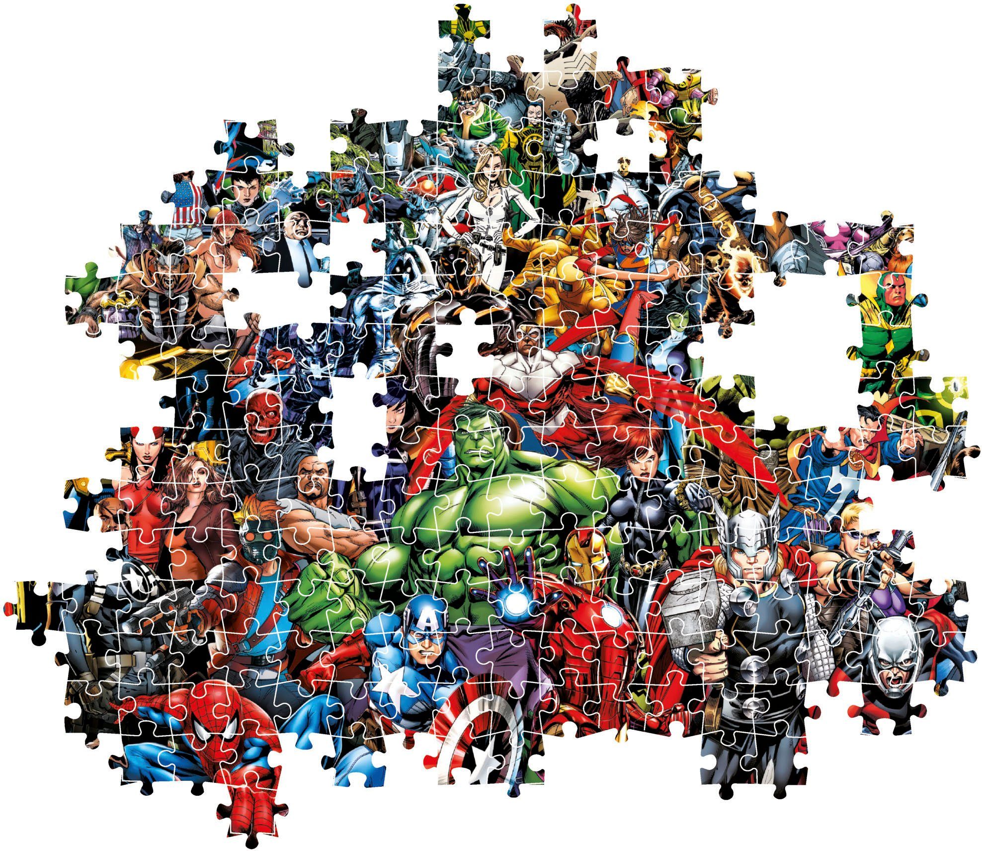 Clementoni® Puzzle Impossible, Marvel Universe Compact, mit neuer Compact B günstig online kaufen