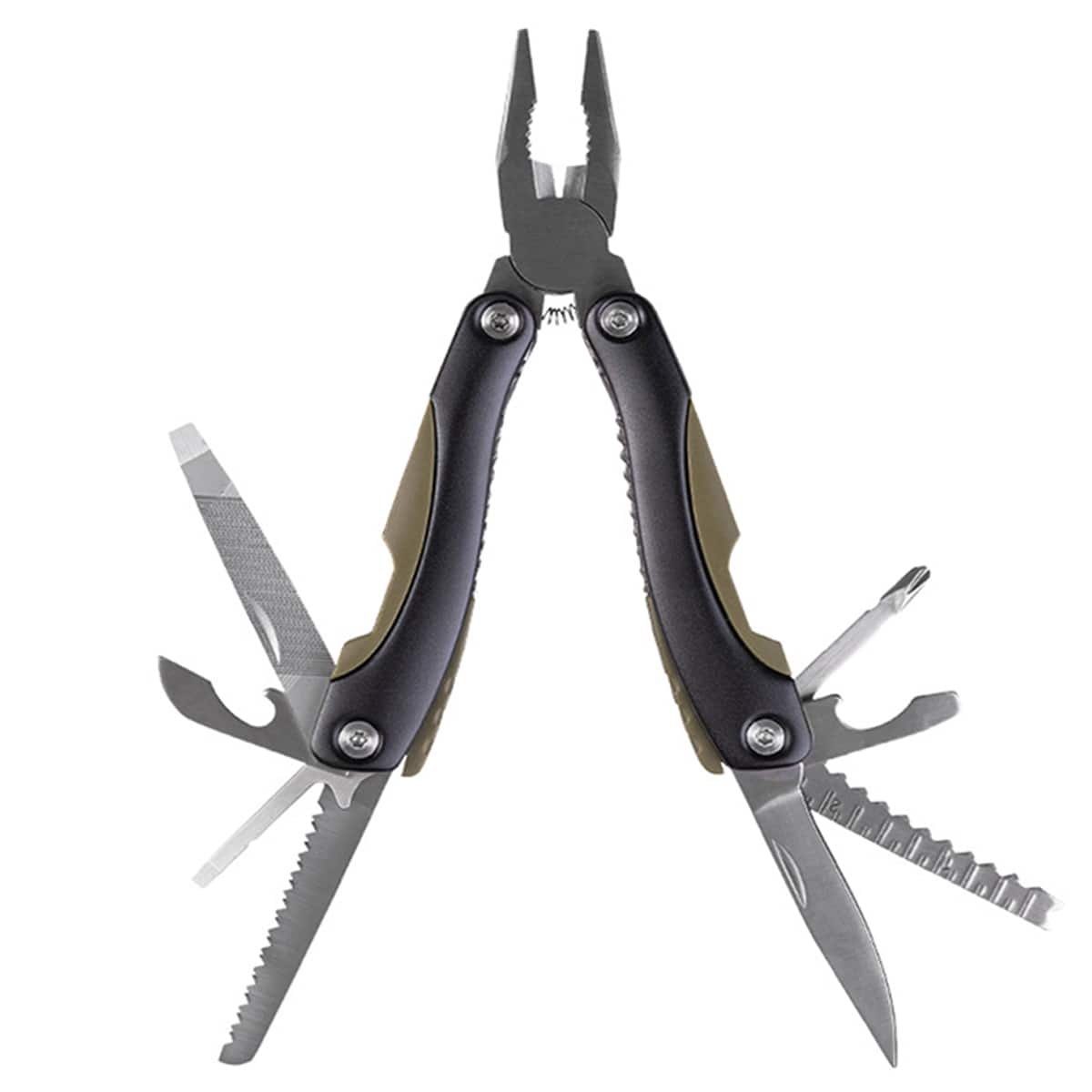 Mil-Tec Taschenmesser Militär Multifunktionswerkzeug Kombi-Tool, Klingenlänge:cm