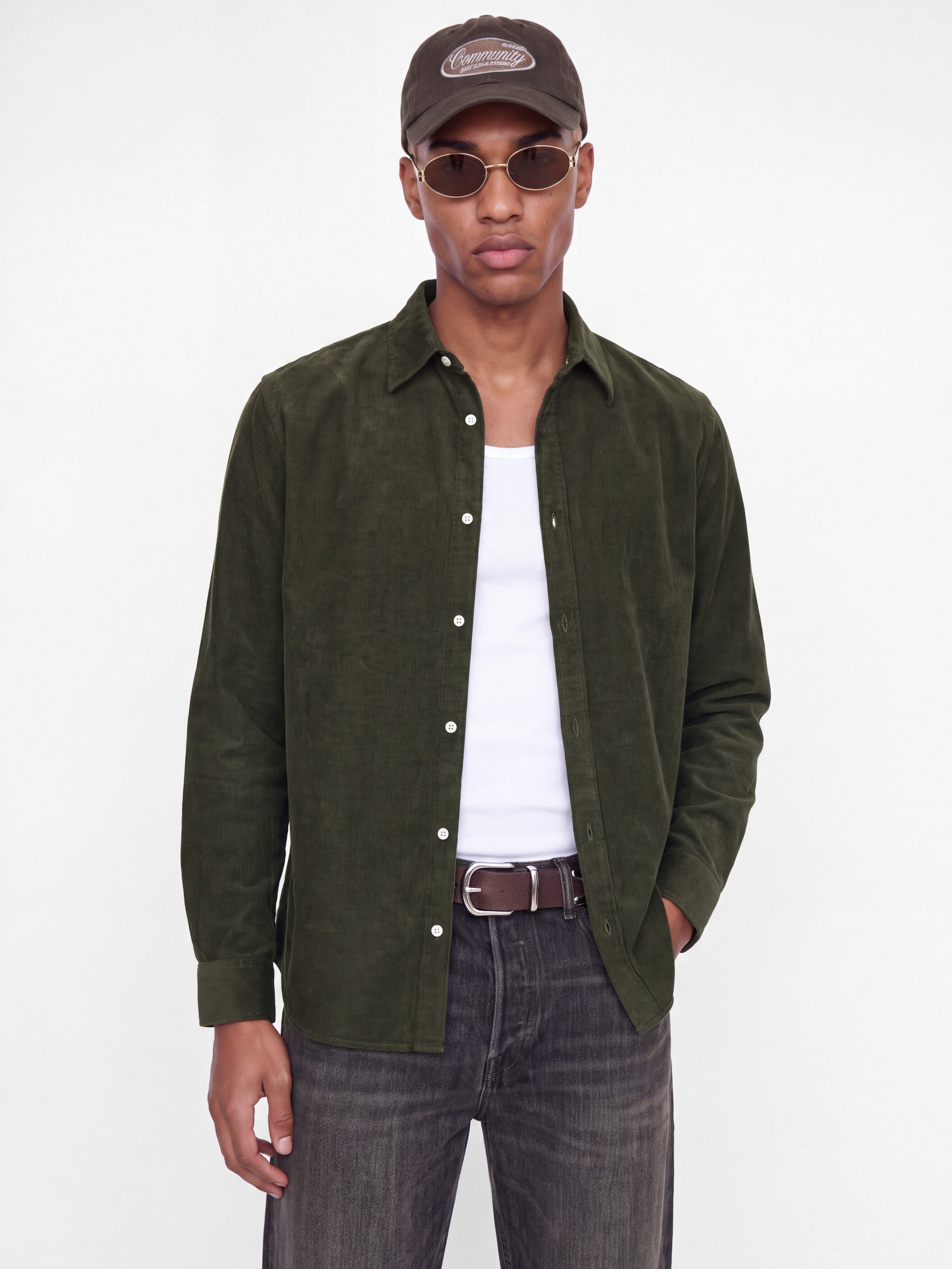 Jack & Jones Langarmhemd JJEFIELD CORD SHIRT LS SN Baumwolle, regular fit