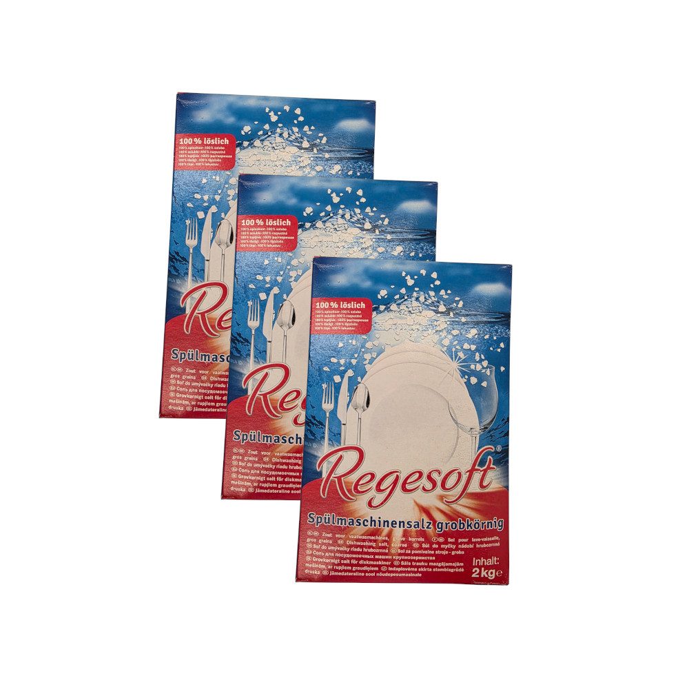 K+S Regesoft grob 3x2 kg Regeneriersalz Spezialsalz Spülmaschinensalz Regeneriersalz