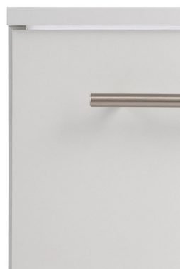 Schildmeyer Waschbeckenunterschrank Emmi Höhe 63,5 cm, Metallgriffe, auf Rollen