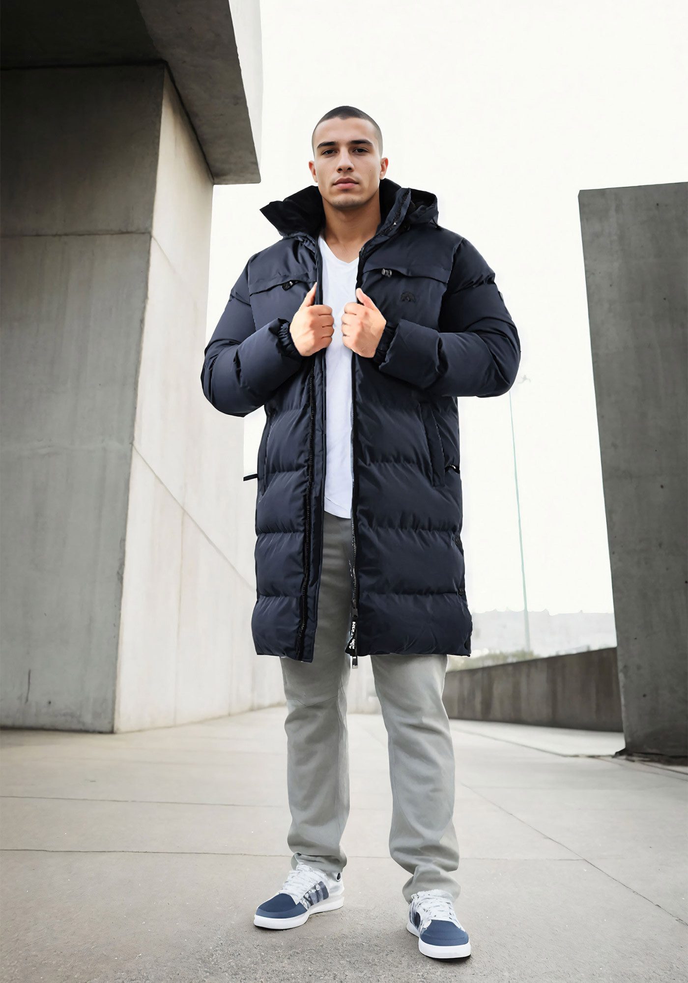 Arctic Seven Winterjacke ASNorwiig mit warmem Teddyfell und abnehmbarer Kapuze – Bild 4 von 5