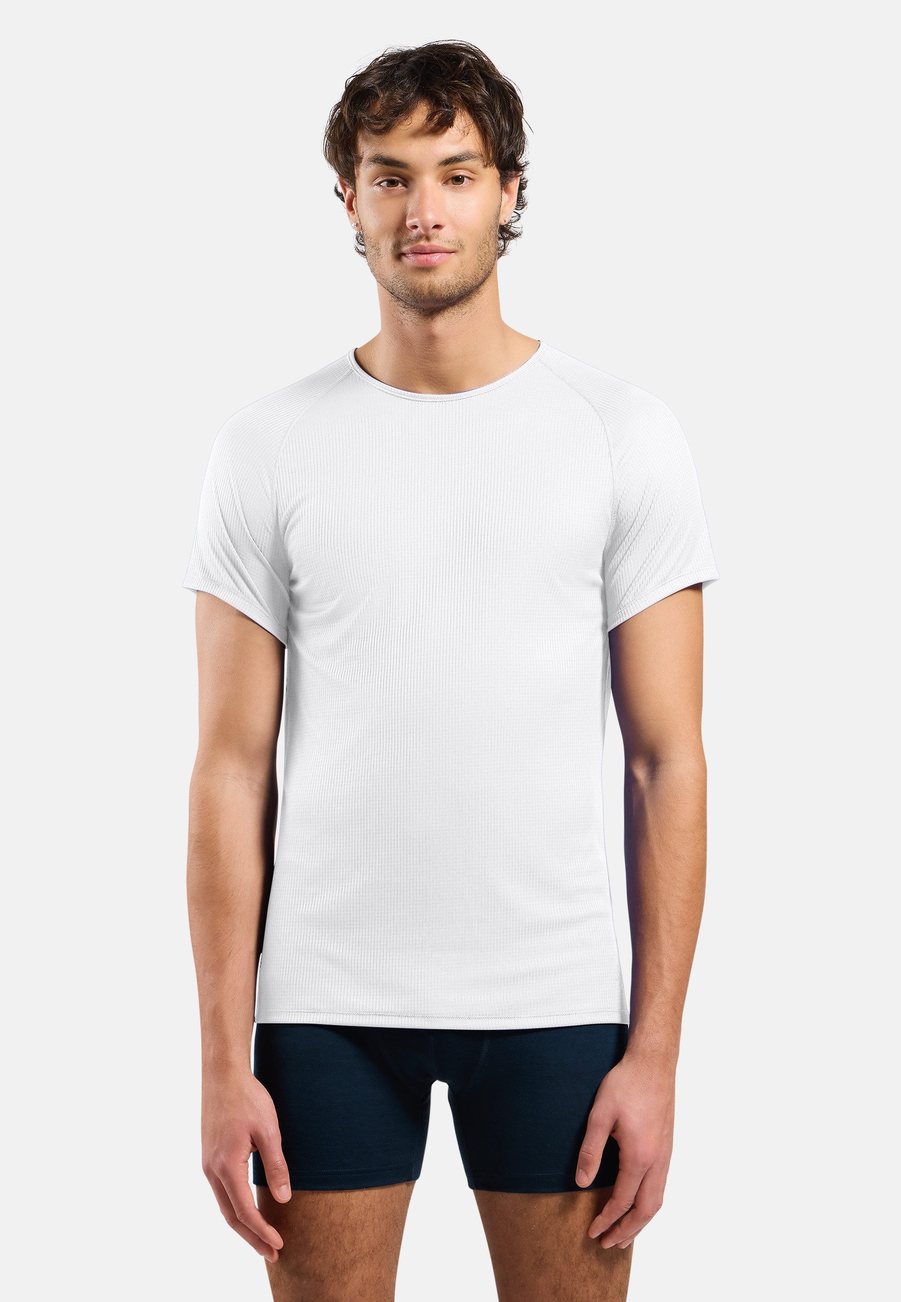 Odlo Funktionsshirt BL TOP crew neck s/s-ACTIVE LIGHT kurze Ärmel, sportlicher Stil