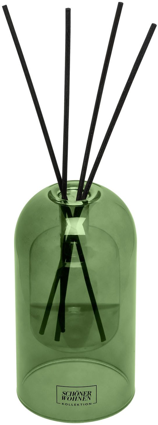 SCHÖNER WOHNEN-Kollektion Raumduft »Basil«, Diffuser-Glas, würziger Duft, 130 ml, nachfüllbar, mit 6 Duftstäbchen