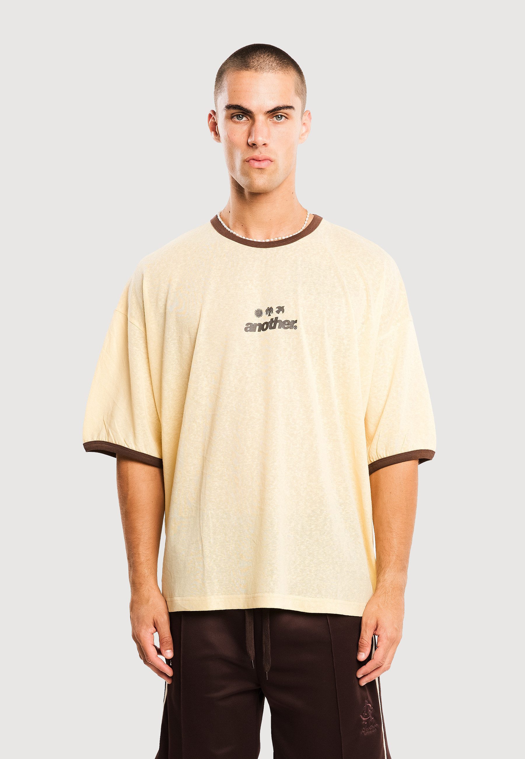 Another Cotton Lab T-Shirt Another Cotton Lab Rave Dept. Ringer T-Shirt (1-tlg) – Bild 5 von 5
