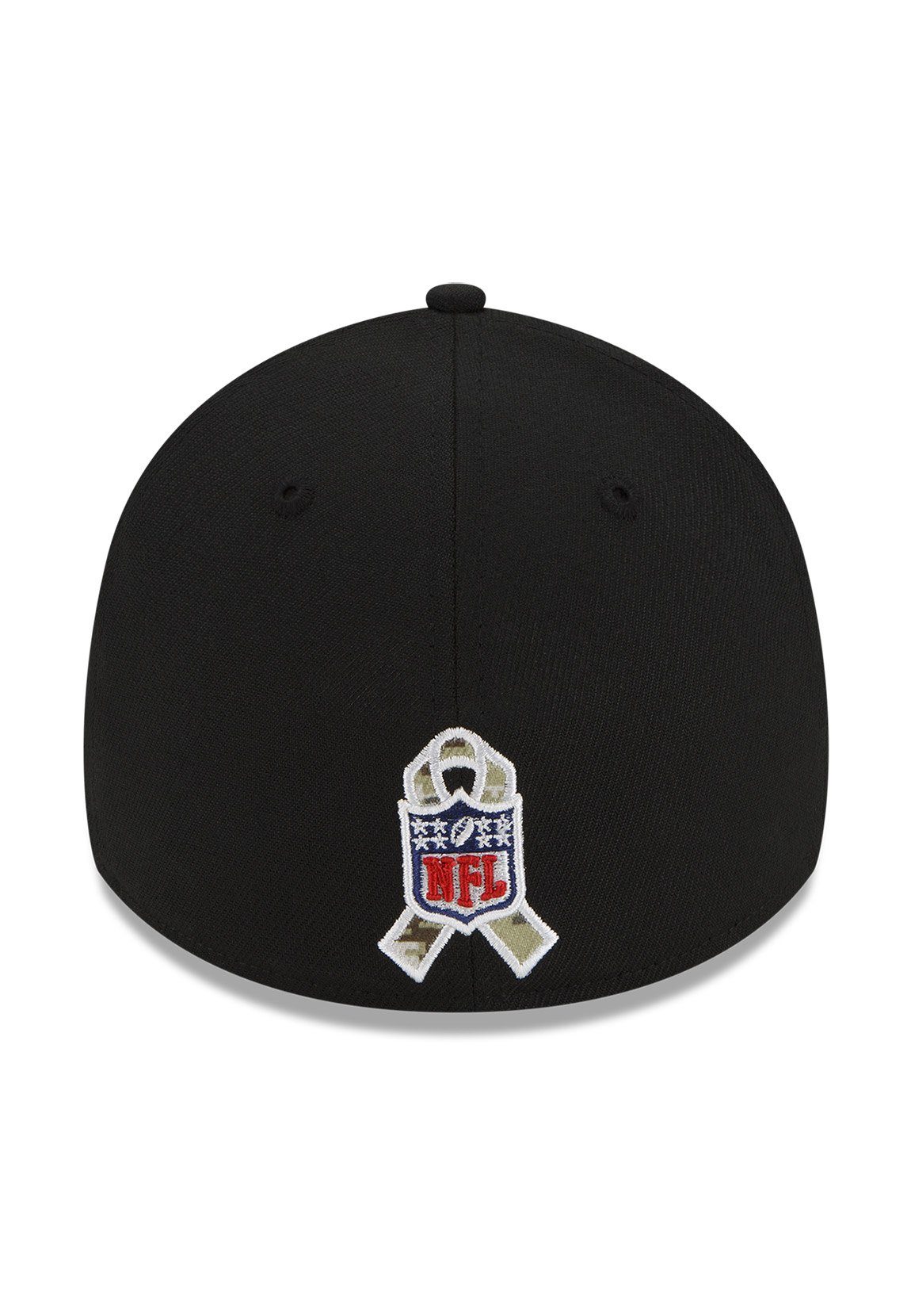New Era Baseball LOGO Schwarz Salute NFL 39Thirty New Era NFL SIELD Cap Cap Camouflage Service to