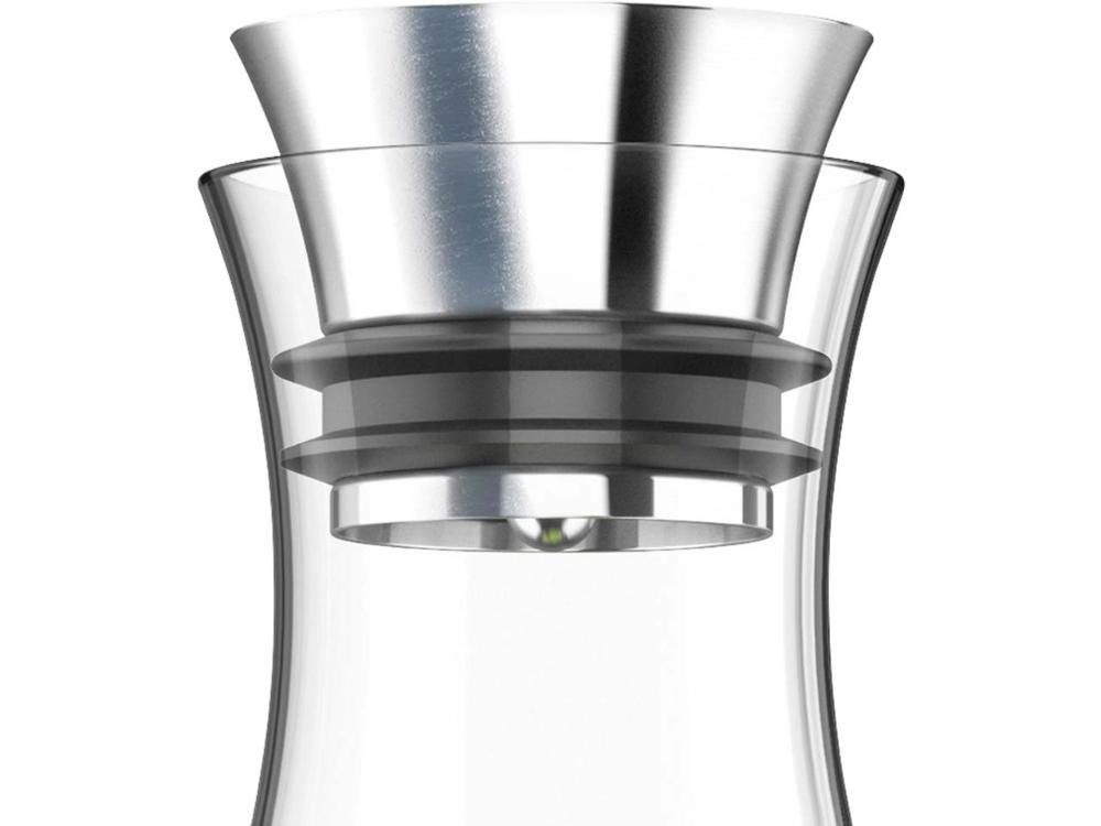 EMSA Edelstahl (18/10), Glas Emsa l, 'FLOW Kühlkaraffe CLASSIC' Thermobehälter 1,0