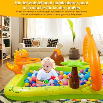 Randaco Planschbecken Babypool Pool Kinderpool Playcenter Rutsche 246x193x110cm